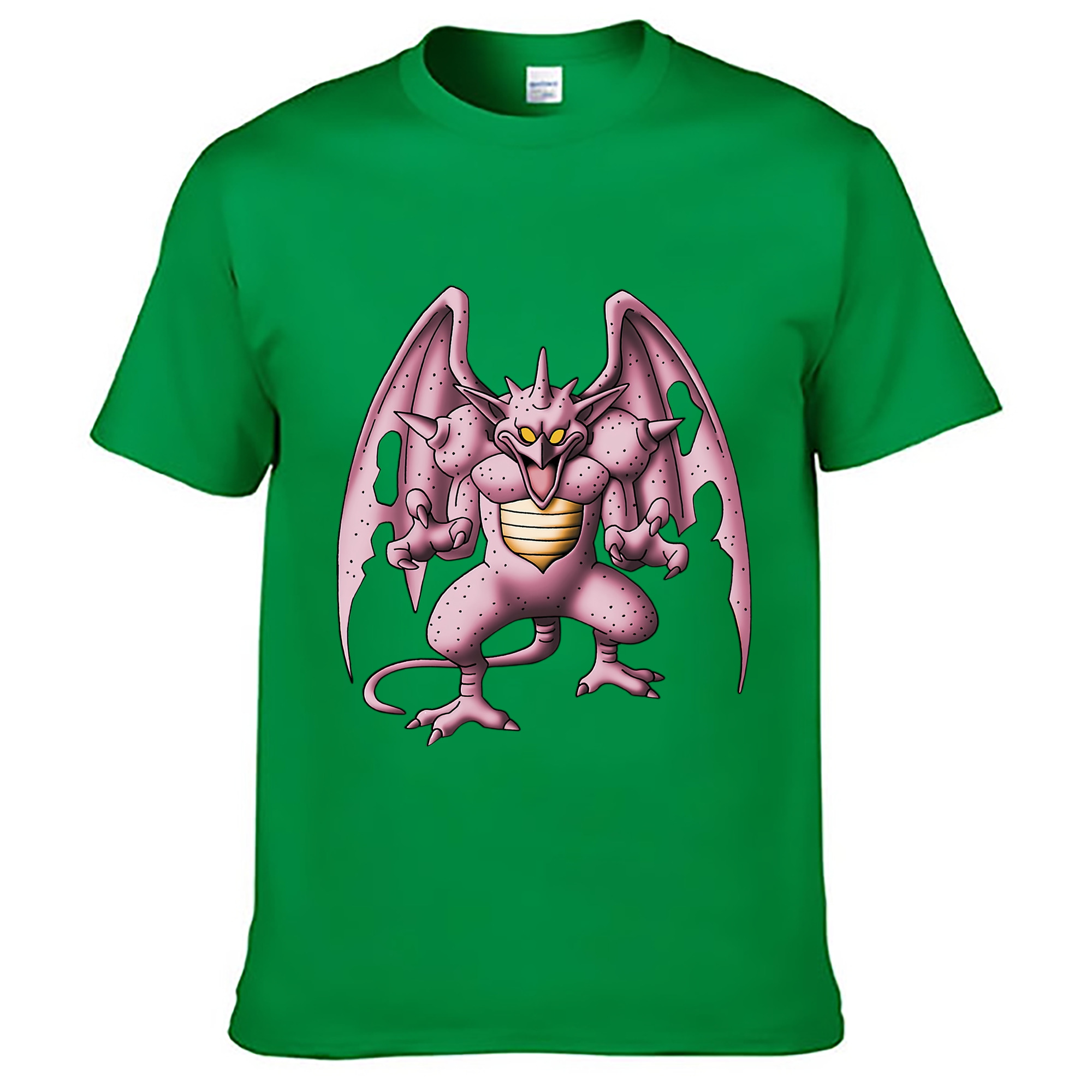 （画像用） ドラゴンクエスト Doragon Kuesuto Dragon Quest レディースカジュアルプリントTシャツ（綿100％）