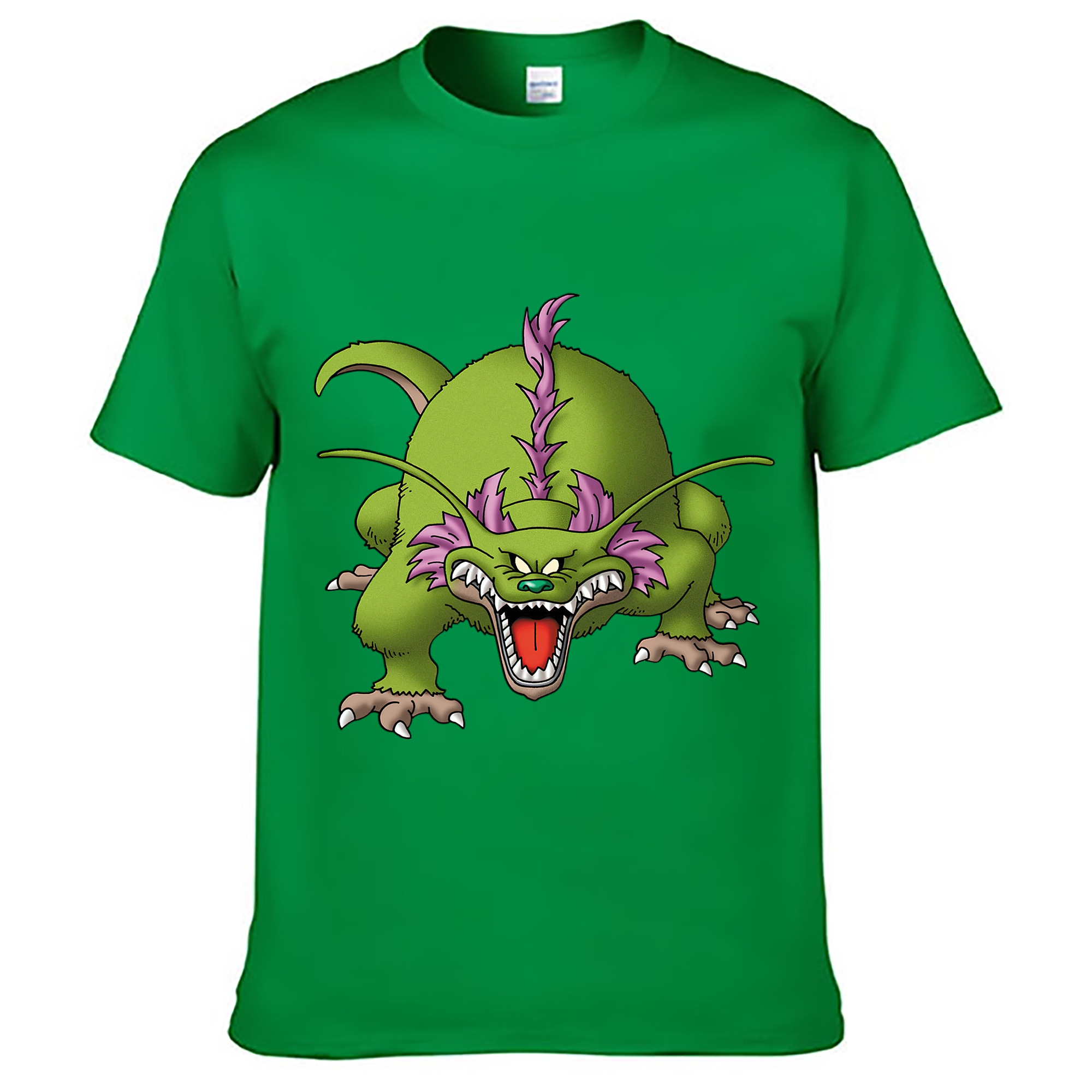 （画像用） ドラゴンクエスト Doragon Kuesuto Dragon Quest レディースカジュアルプリントTシャツ（綿100％）