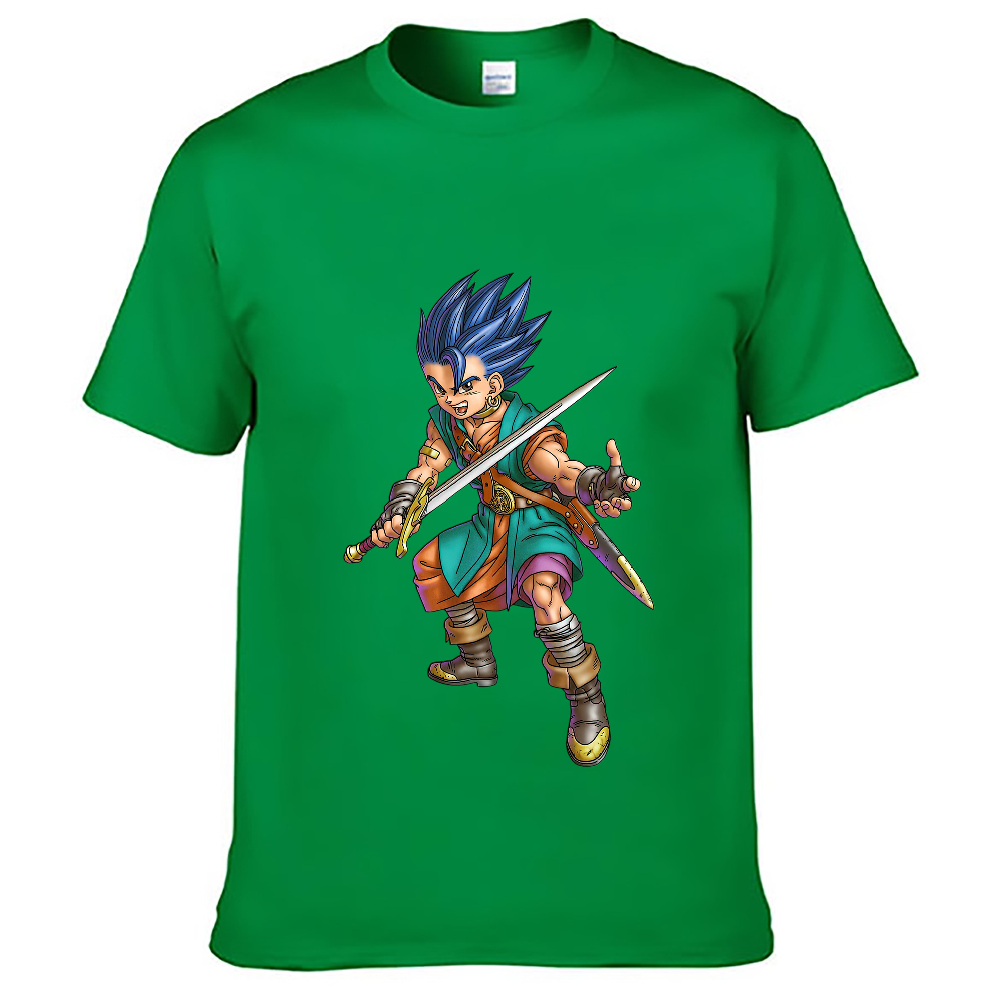 （画像用） ドラゴンクエスト Doragon Kuesuto Dragon Quest レディースカジュアルプリントTシャツ（綿100％）