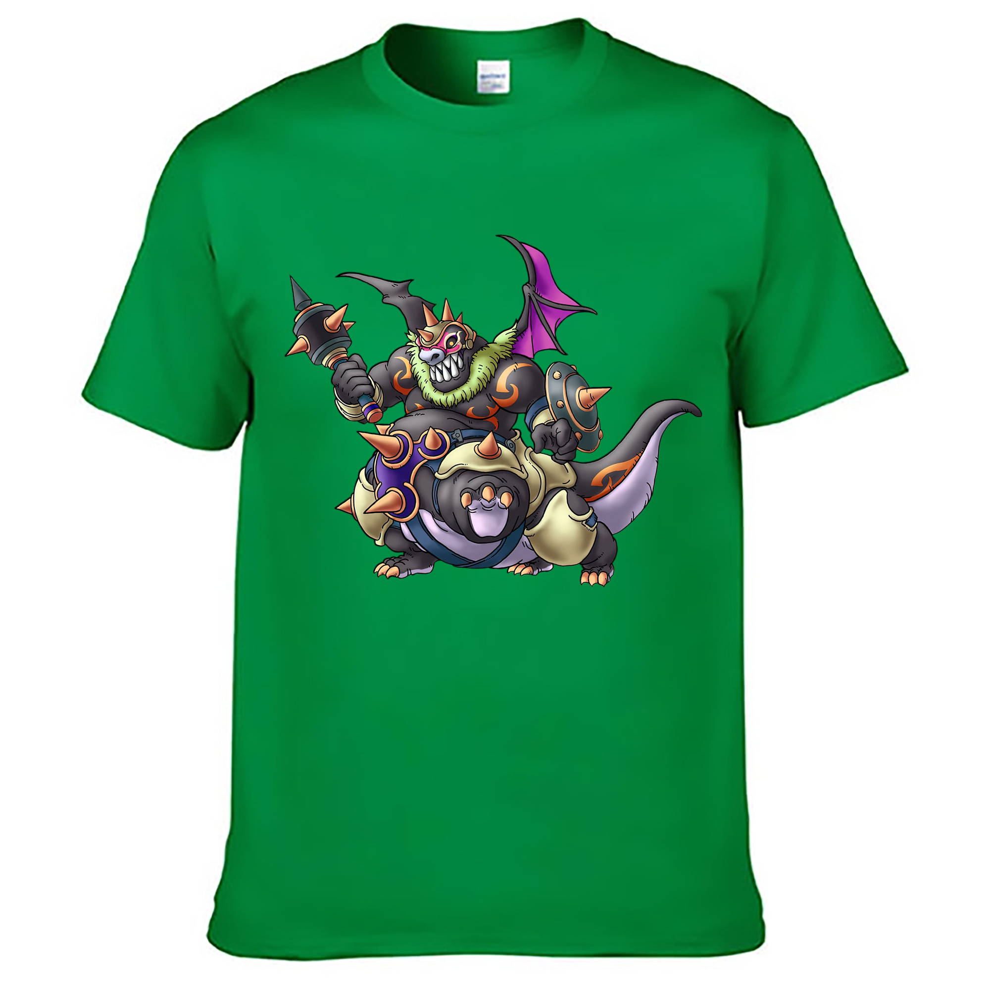 （画像用） ドラゴンクエスト Doragon Kuesuto Dragon Quest レディースカジュアルプリントTシャツ（綿100％）