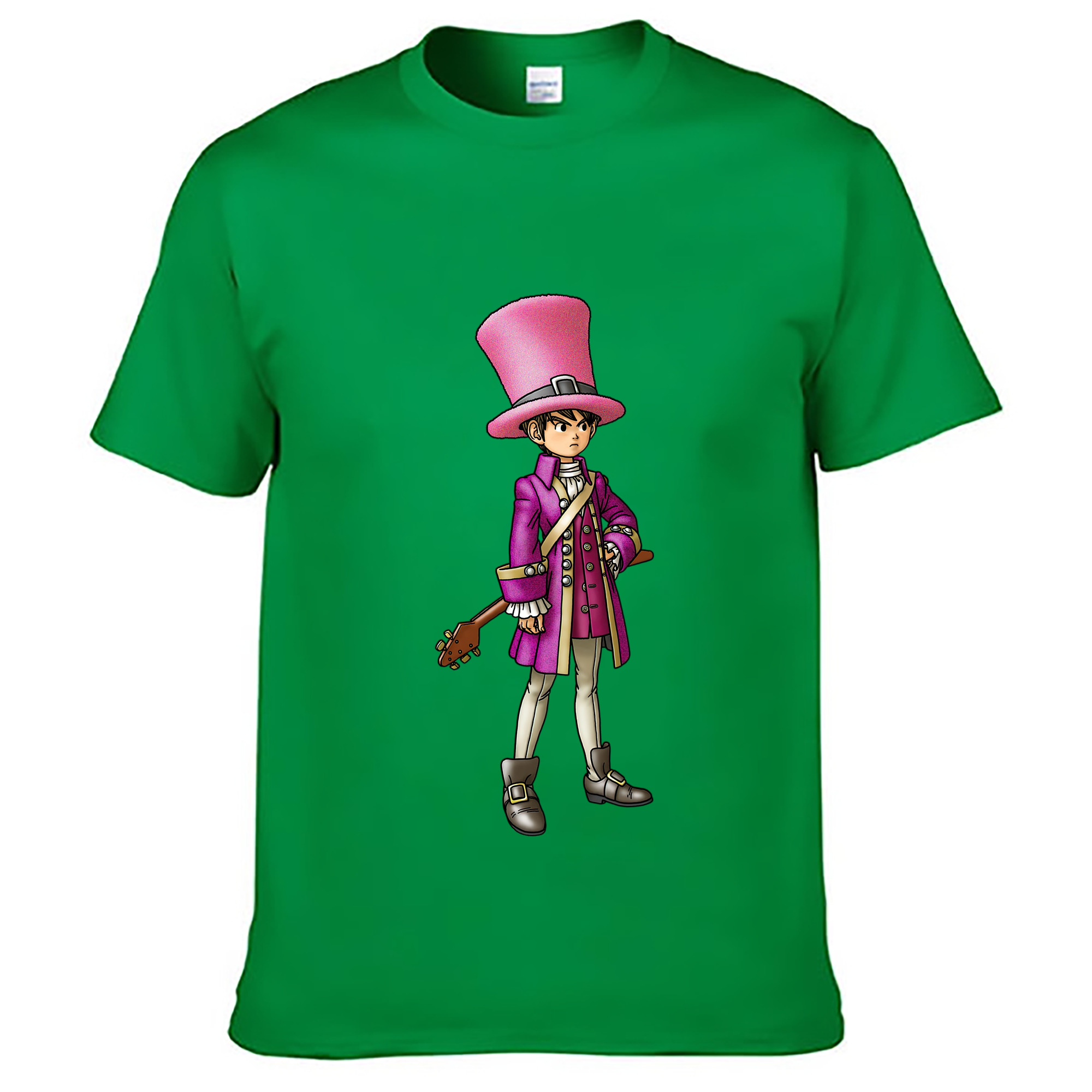 （画像用） ドラゴンクエスト Doragon Kuesuto Dragon Quest レディースカジュアルプリントTシャツ（綿100％）