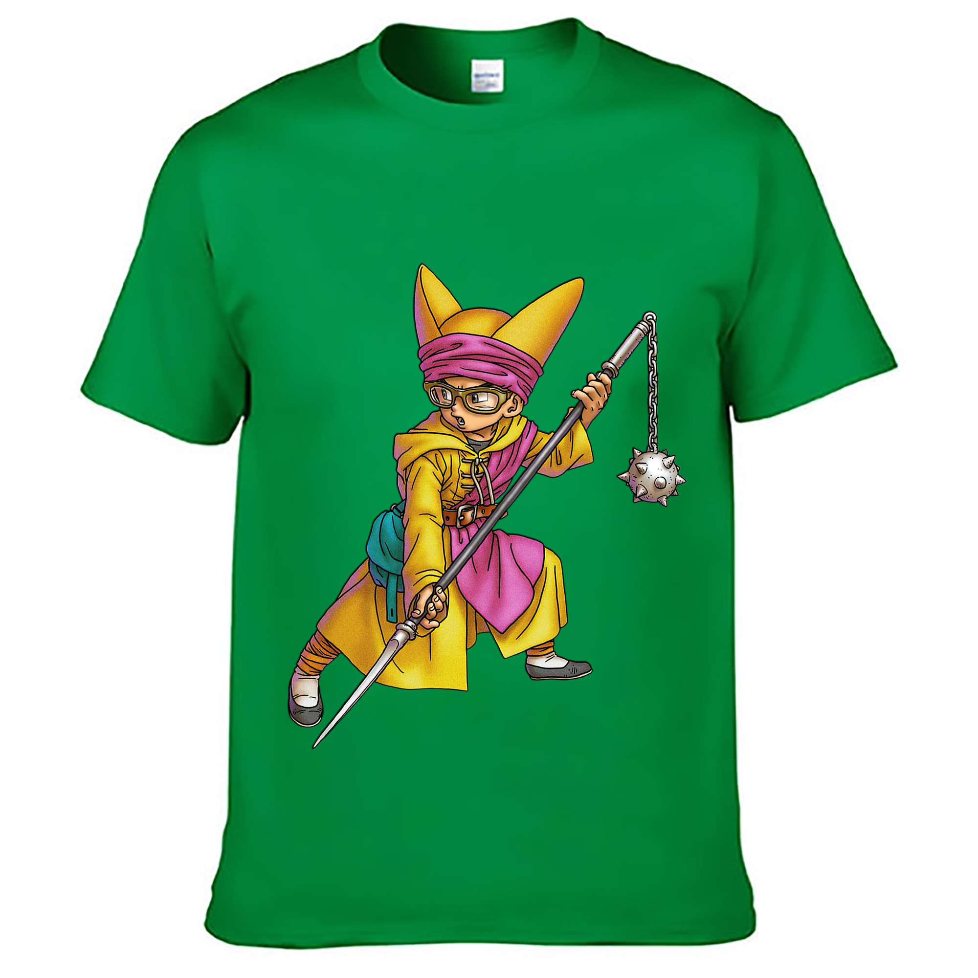 （画像用） ドラゴンクエスト Doragon Kuesuto Dragon Quest レディースカジュアルプリントTシャツ（綿100％）