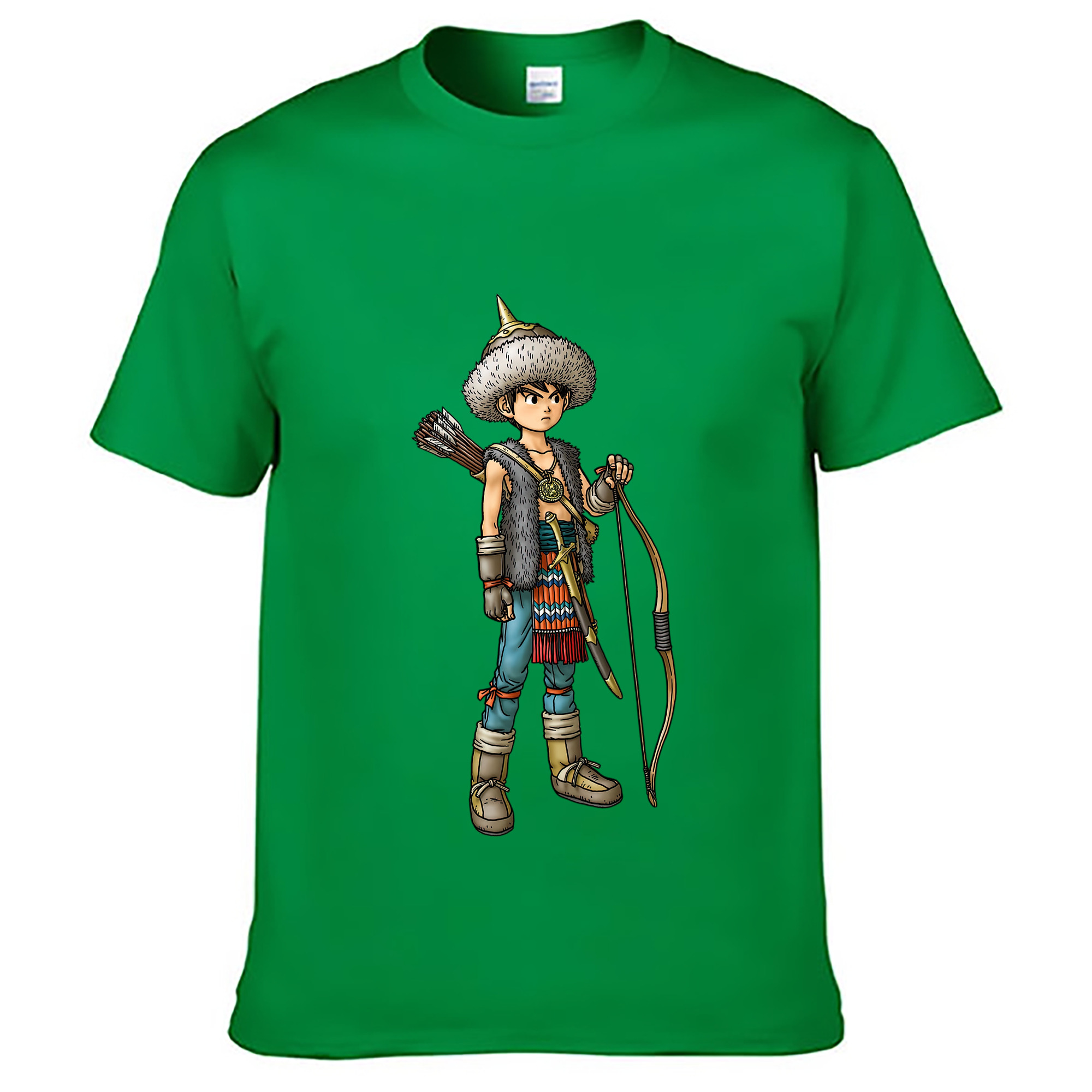 （画像用） ドラゴンクエスト Doragon Kuesuto Dragon Quest レディースカジュアルプリントTシャツ（綿100％）