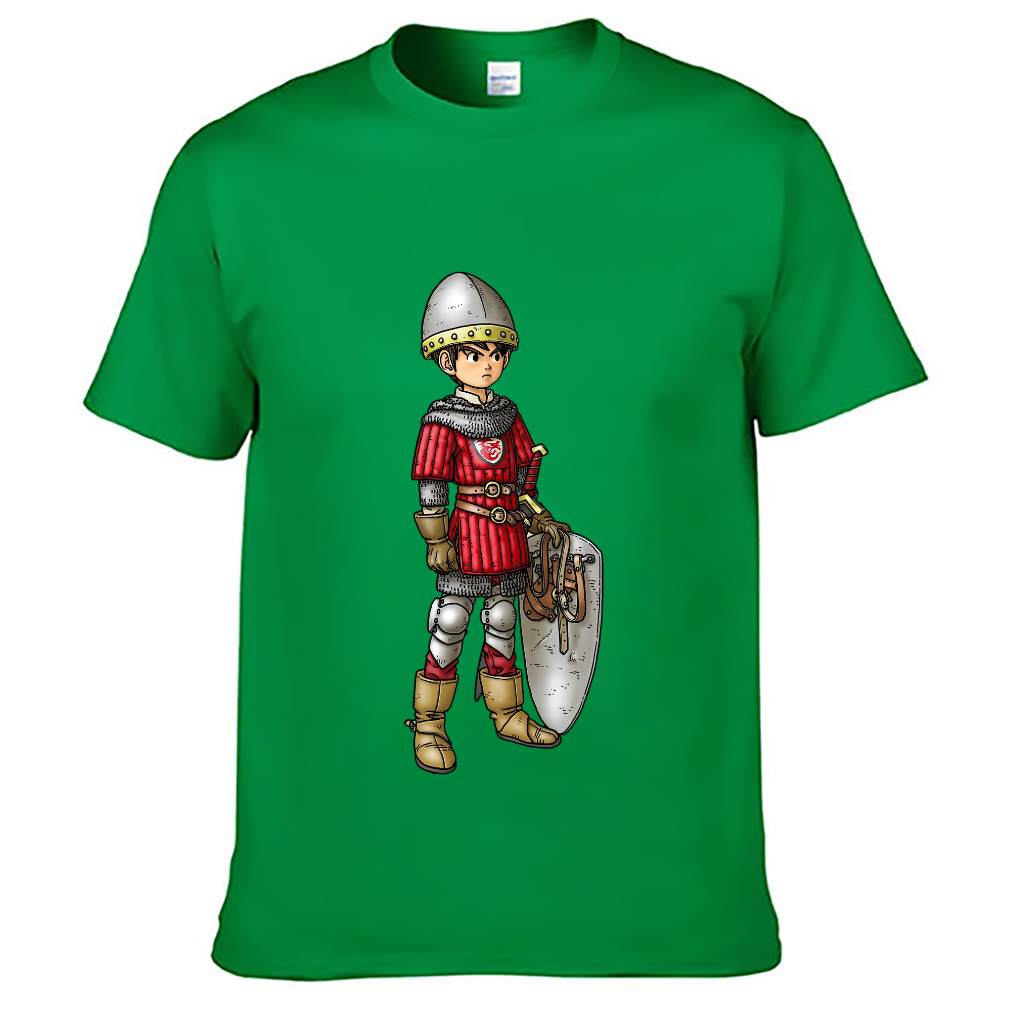 （画像用） ドラゴンクエスト Doragon Kuesuto Dragon Quest レディースカジュアルプリントTシャツ（綿100％）