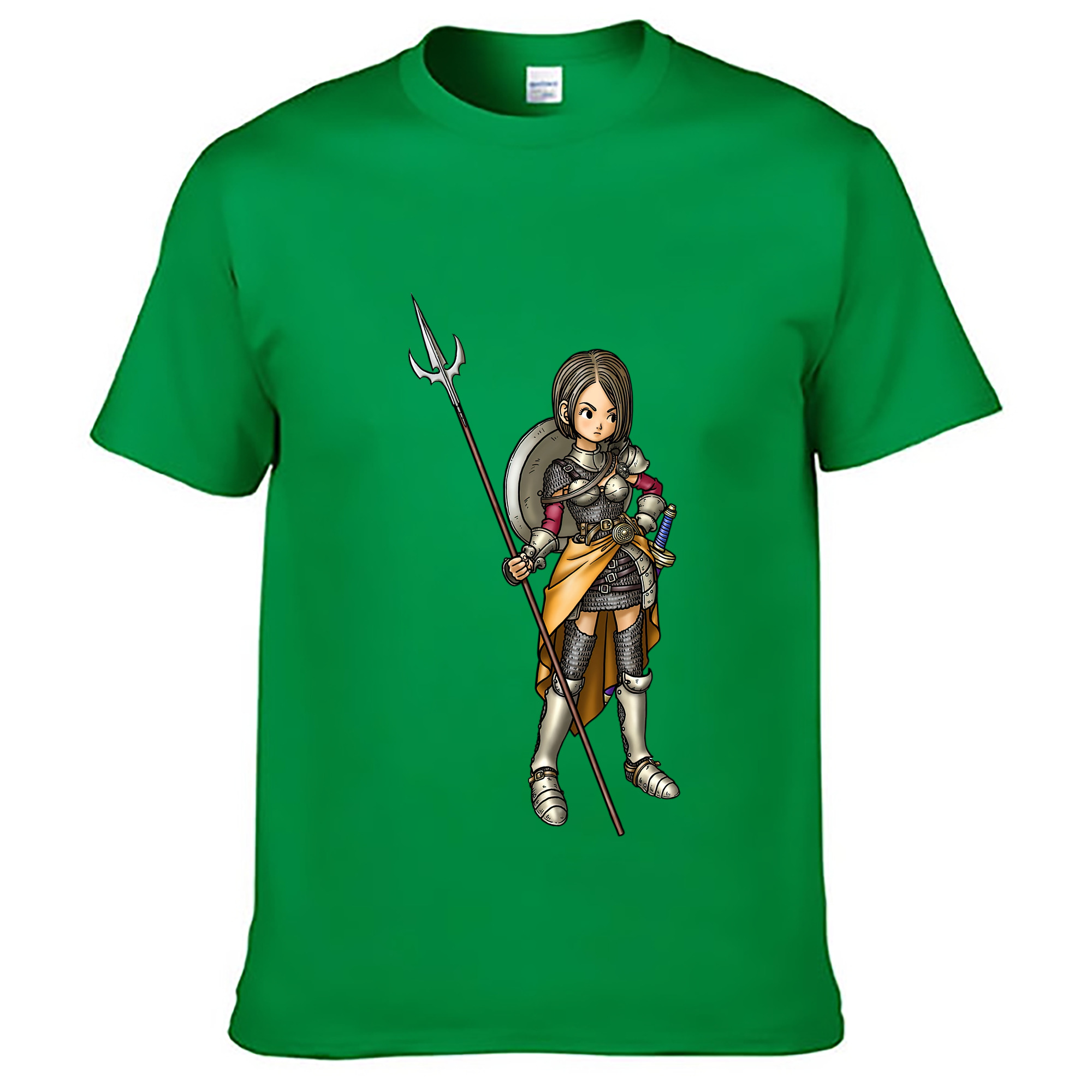 （画像用） ドラゴンクエスト Doragon Kuesuto Dragon Quest レディースカジュアルプリントTシャツ（綿100％）