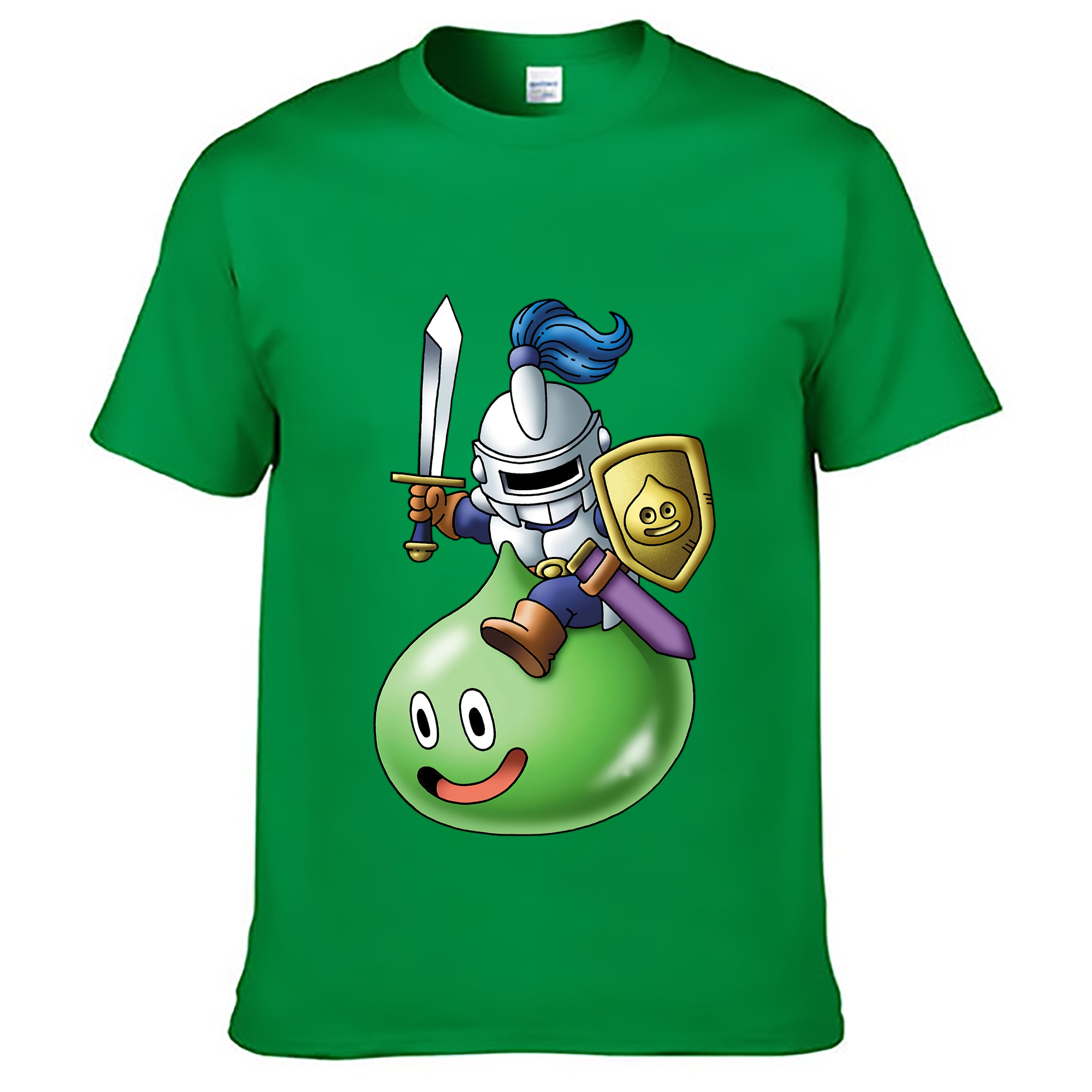 （画像用） ドラゴンクエスト Doragon Kuesuto Dragon Quest レディースカジュアルプリントTシャツ（綿100％）