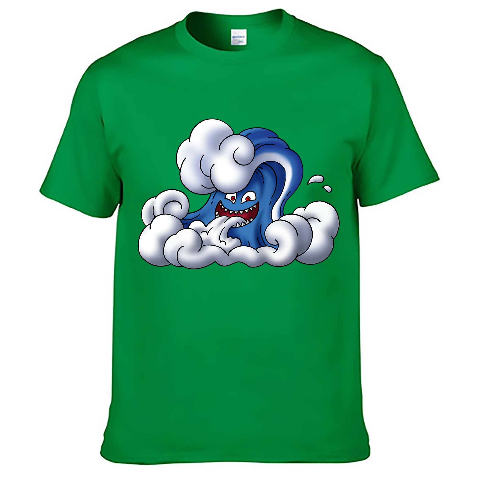 （画像用） ドラゴンクエスト Doragon Kuesuto Dragon Quest レディースカジュアルプリントTシャツ（綿100％）