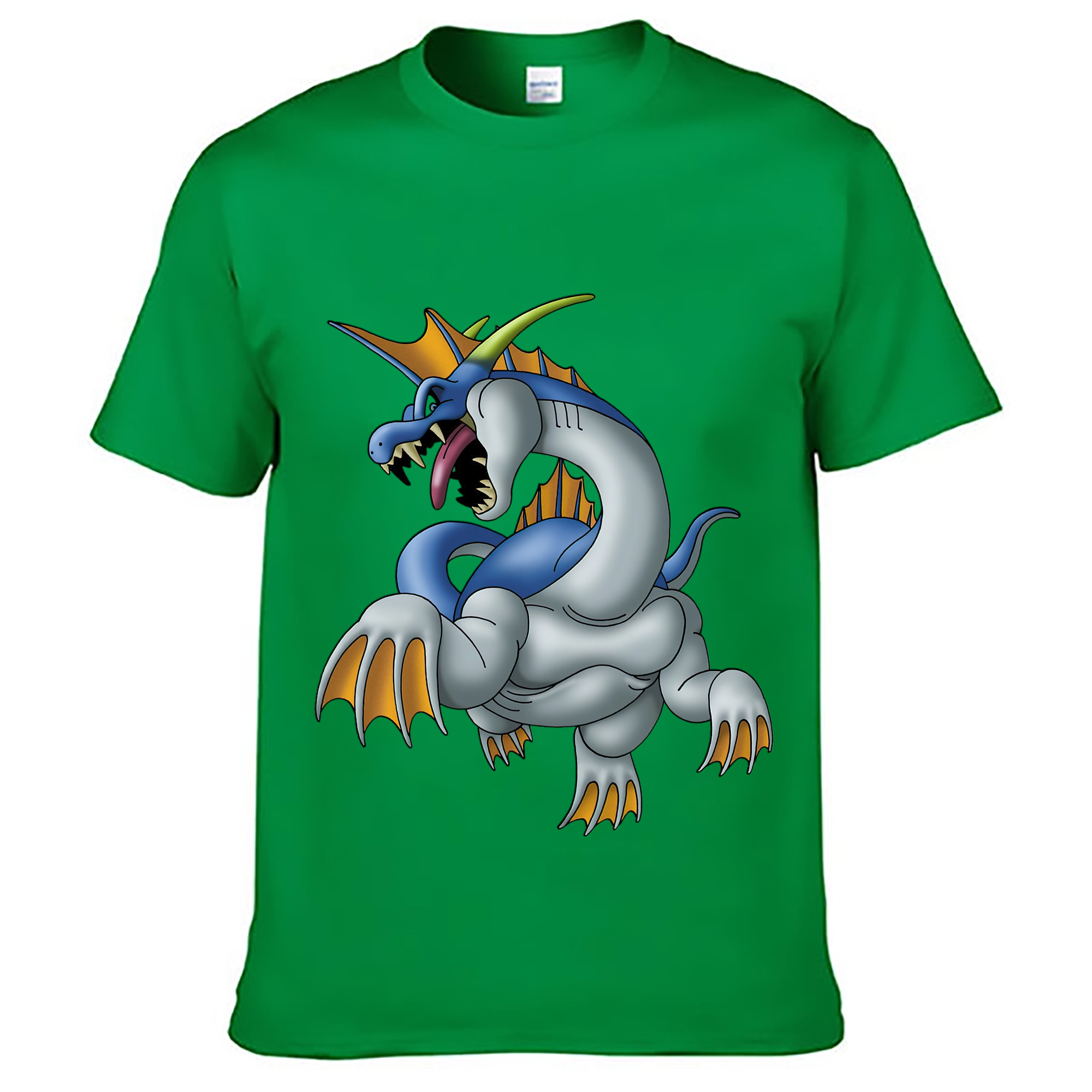 （画像用） ドラゴンクエスト Doragon Kuesuto Dragon Quest レディースカジュアルプリントTシャツ（綿100％）