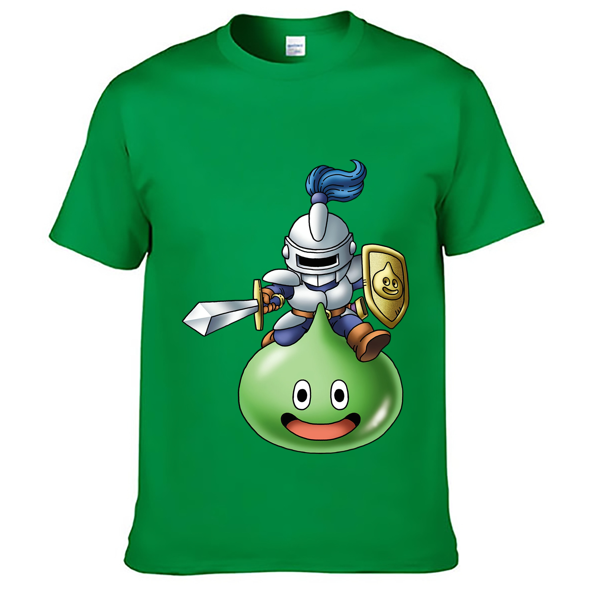 （画像用） ドラゴンクエスト Doragon Kuesuto Dragon Quest レディースカジュアルプリントTシャツ（綿100％）