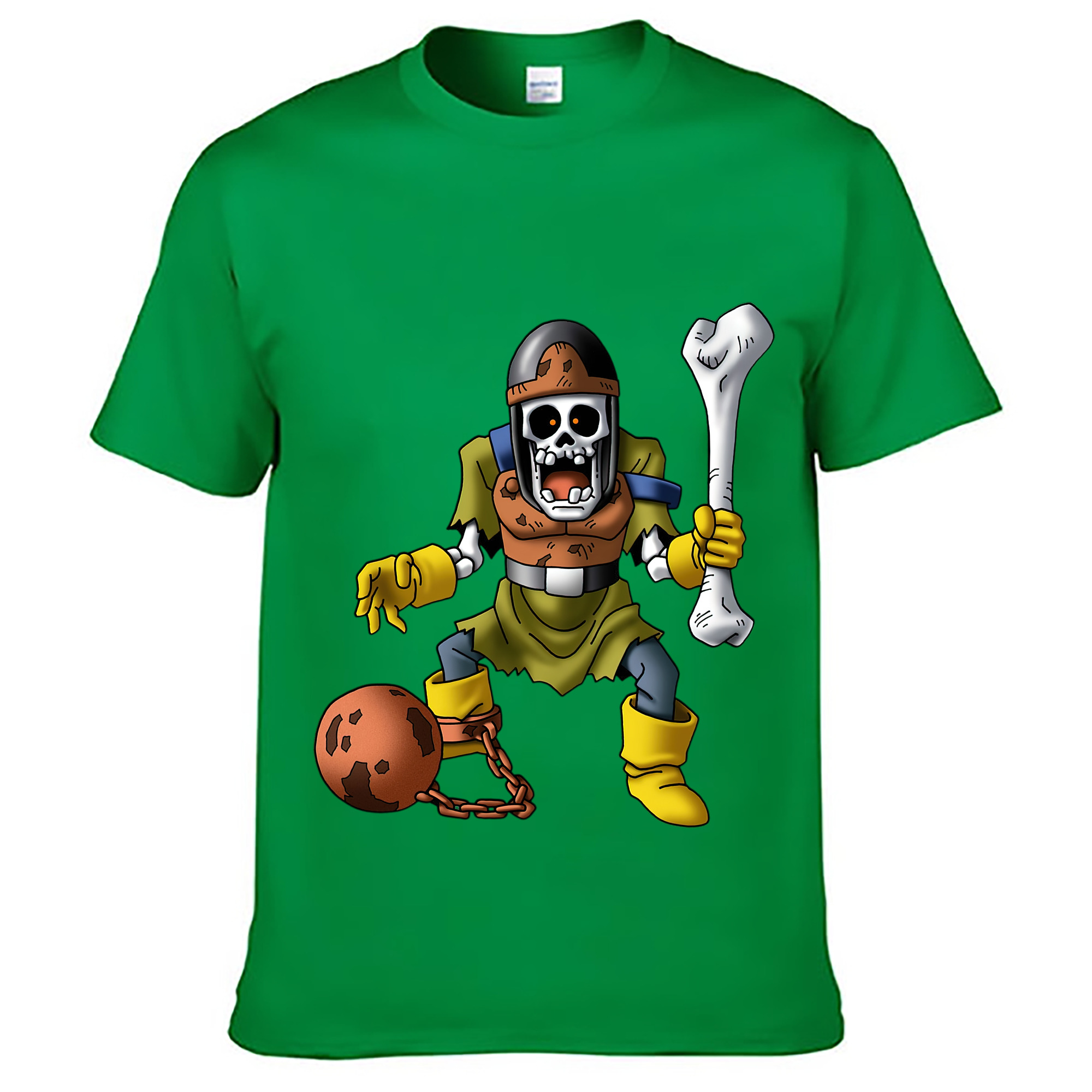 （画像用） ドラゴンクエスト Doragon Kuesuto Dragon Quest レディースカジュアルプリントTシャツ（綿100％）