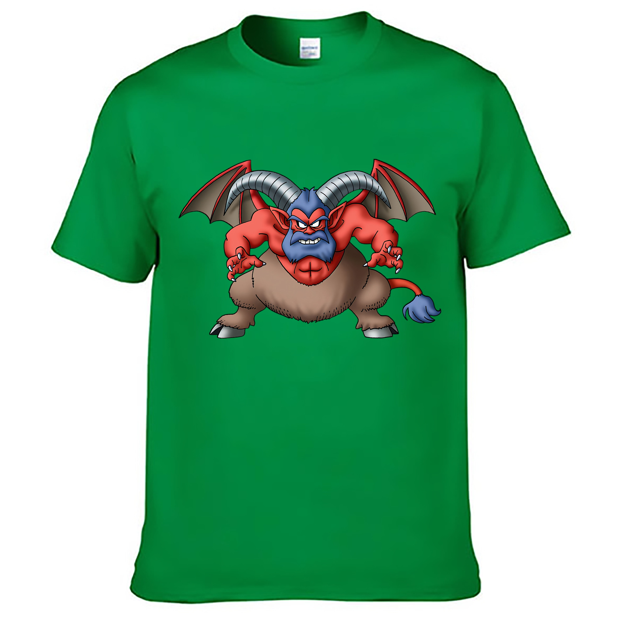 （画像用） ドラゴンクエスト Doragon Kuesuto Dragon Quest レディースカジュアルプリントTシャツ（綿100％）