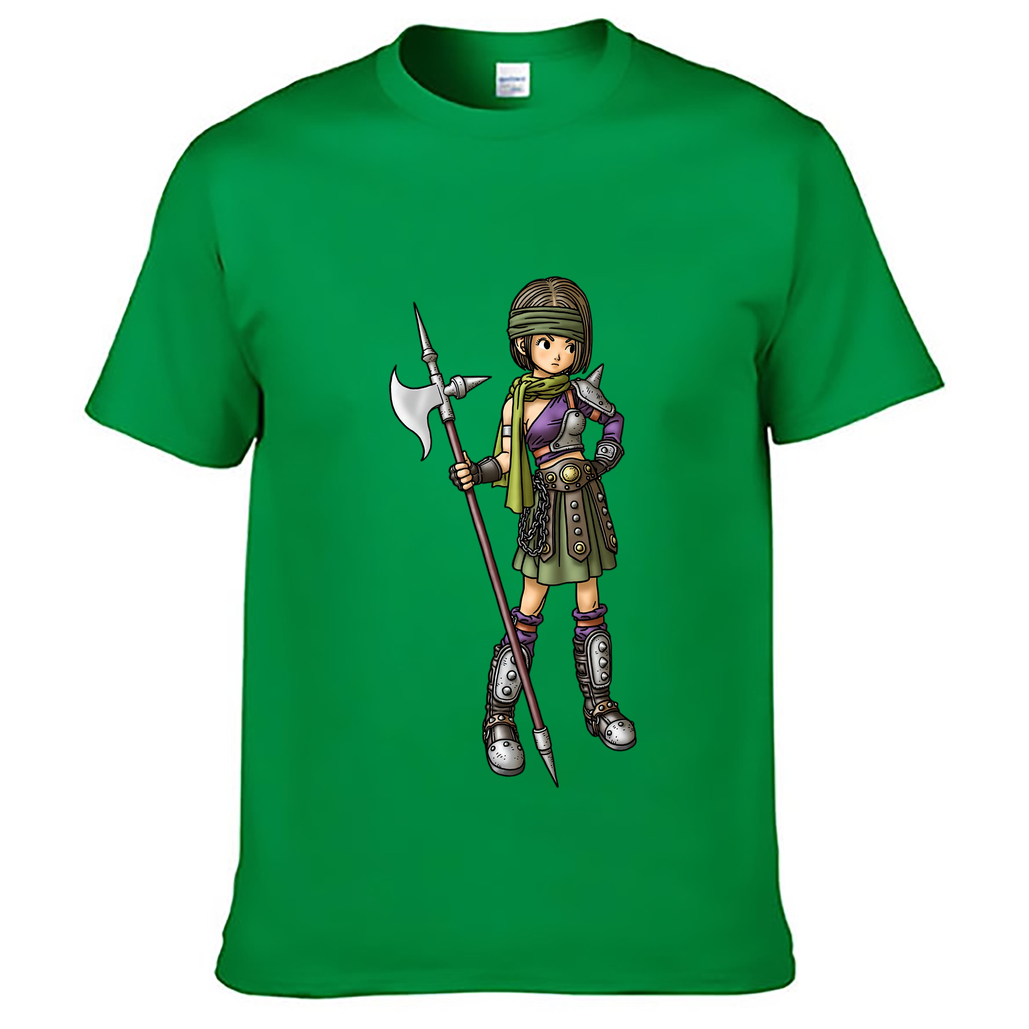 （画像用） ドラゴンクエスト Doragon Kuesuto Dragon Quest レディースカジュアルプリントTシャツ（綿100％）