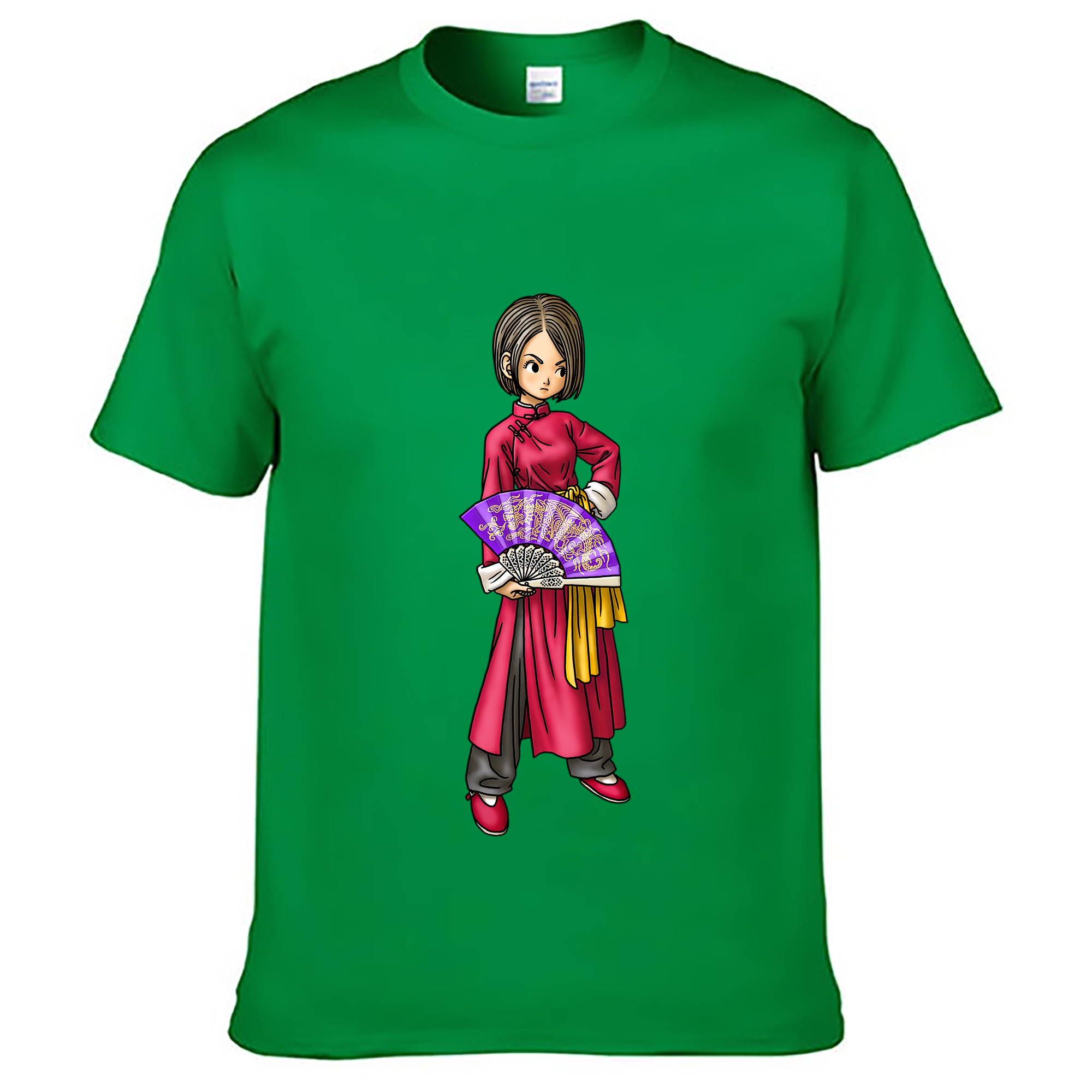 （画像用） ドラゴンクエスト Doragon Kuesuto Dragon Quest レディースカジュアルプリントTシャツ（綿100％）