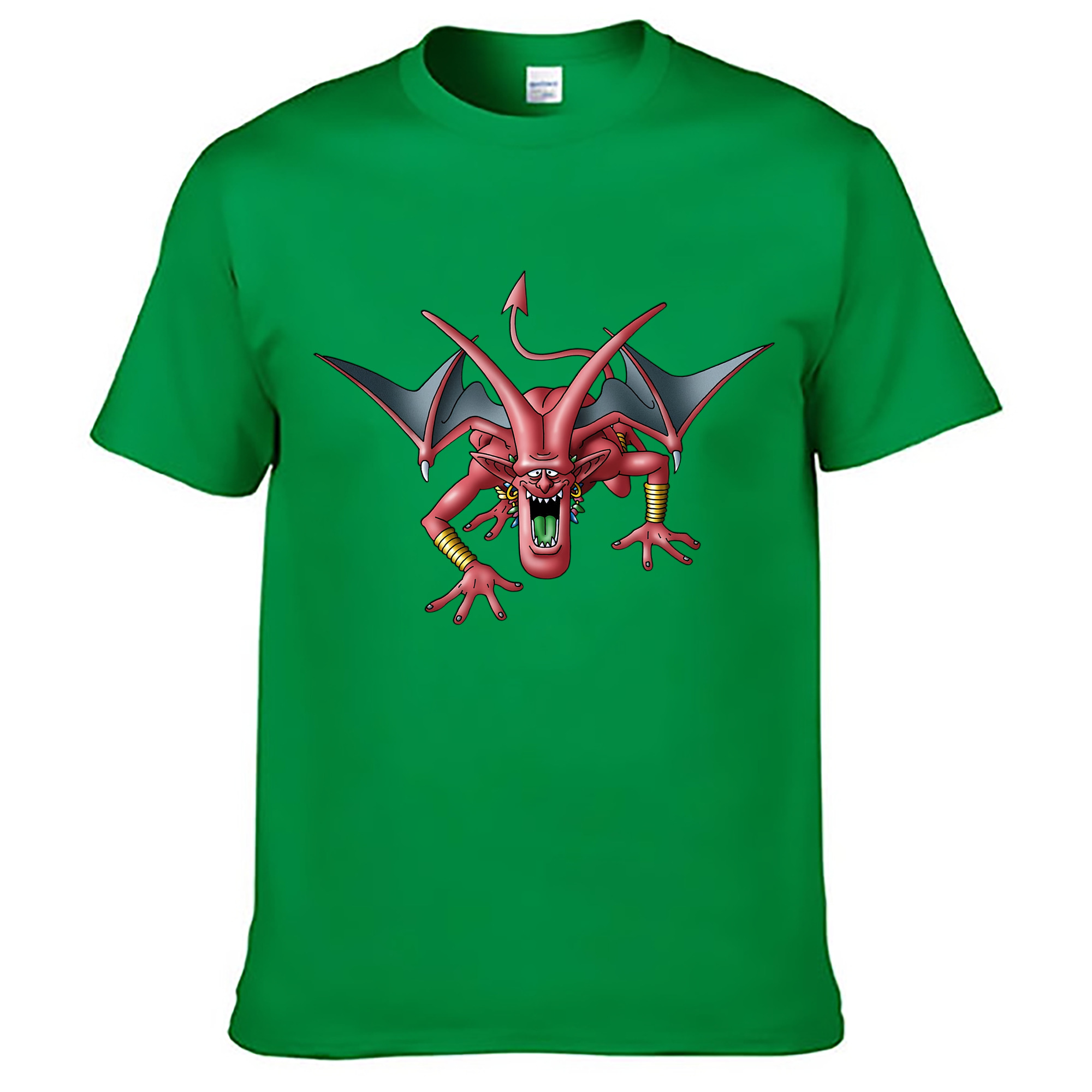 （画像用） ドラゴンクエスト Doragon Kuesuto Dragon Quest レディースカジュアルプリントTシャツ（綿100％）
