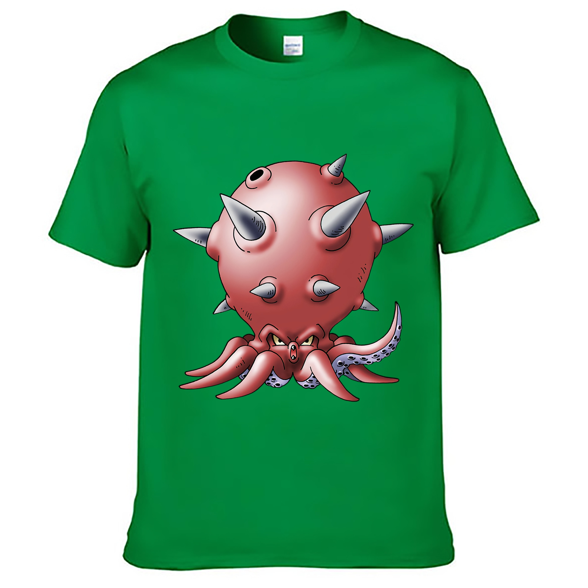 （画像用） ドラゴンクエスト Doragon Kuesuto Dragon Quest レディースカジュアルプリントTシャツ（綿100％）