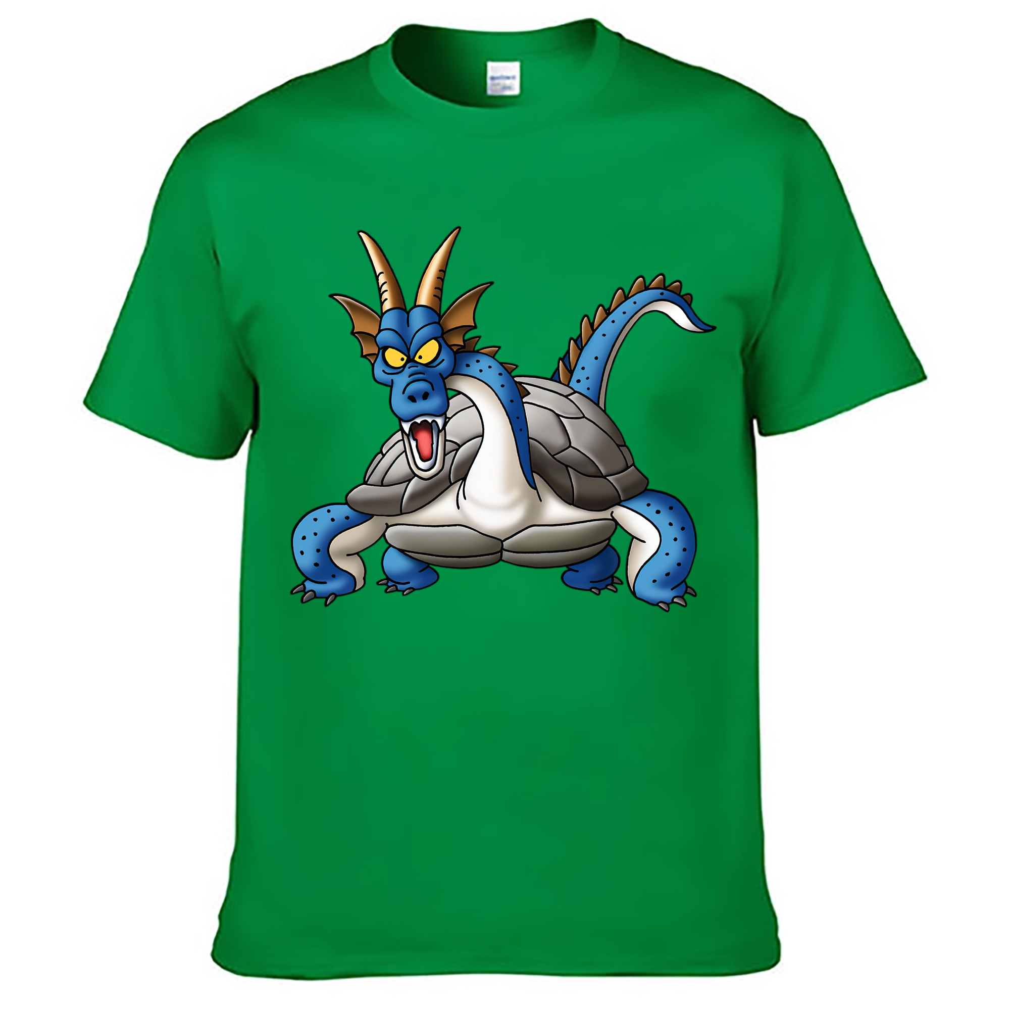 （画像用） ドラゴンクエスト Doragon Kuesuto Dragon Quest レディースカジュアルプリントTシャツ（綿100％）