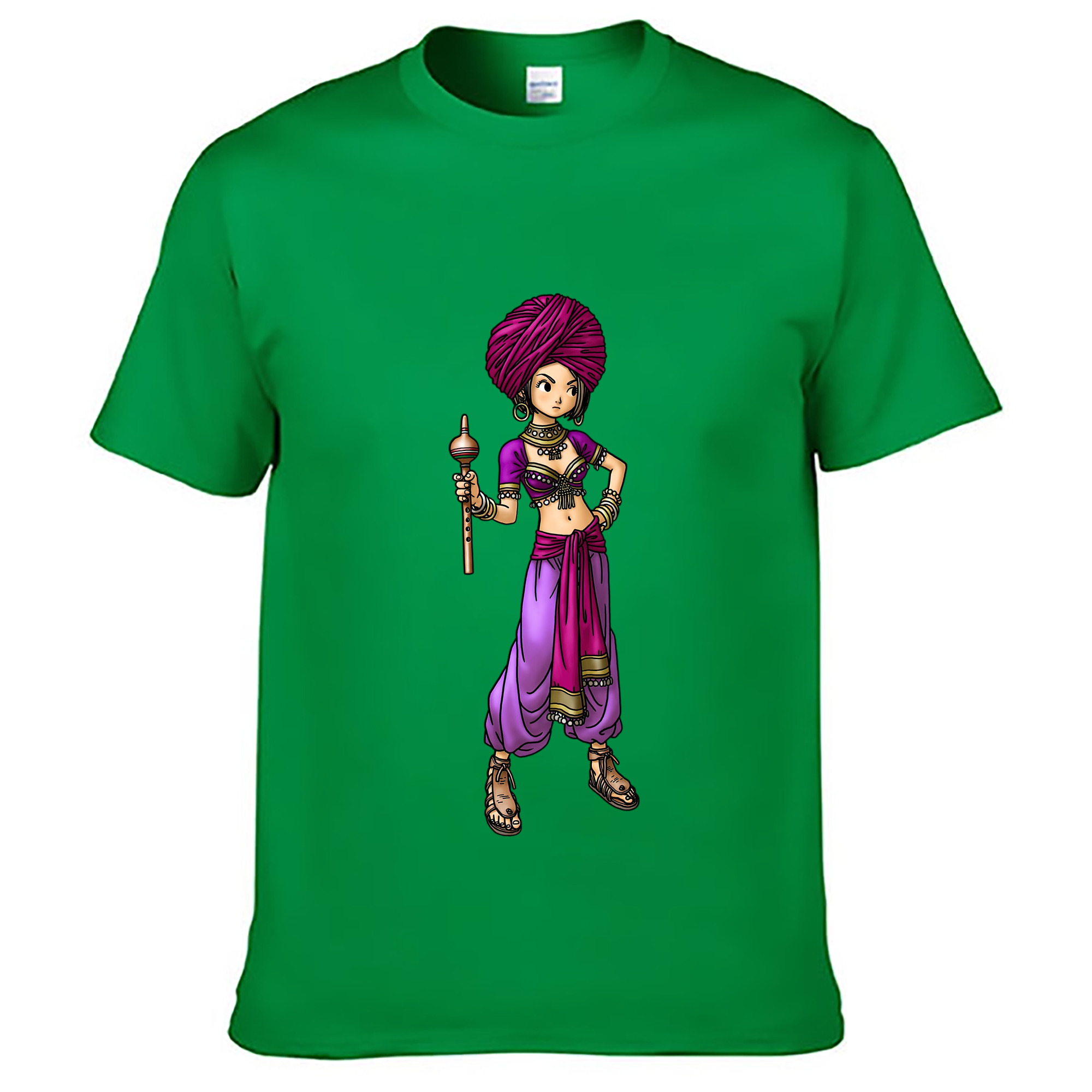 （画像用） ドラゴンクエスト Doragon Kuesuto Dragon Quest レディースカジュアルプリントTシャツ（綿100％）