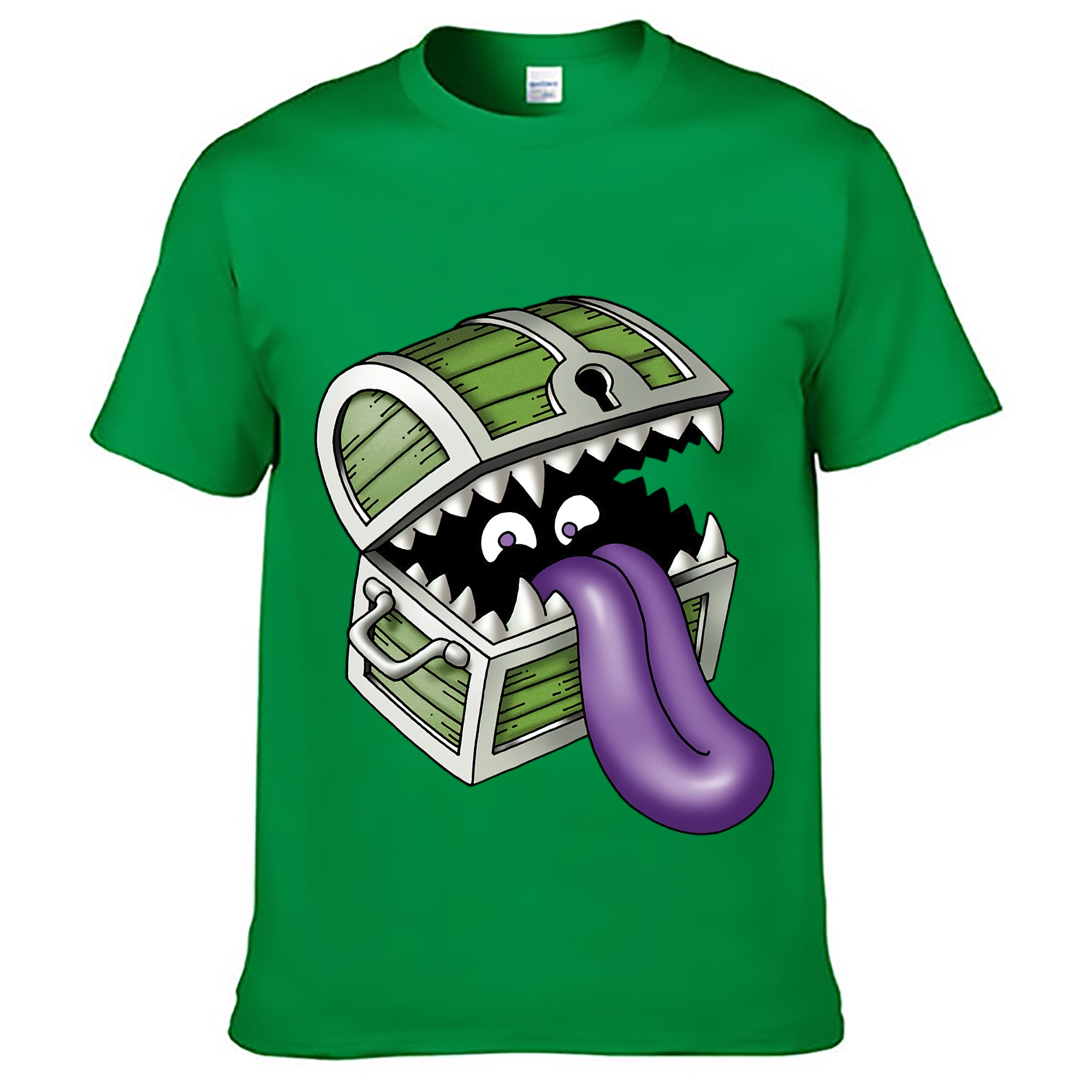 （画像用） ドラゴンクエスト Doragon Kuesuto Dragon Quest レディースカジュアルプリントTシャツ（綿100％）