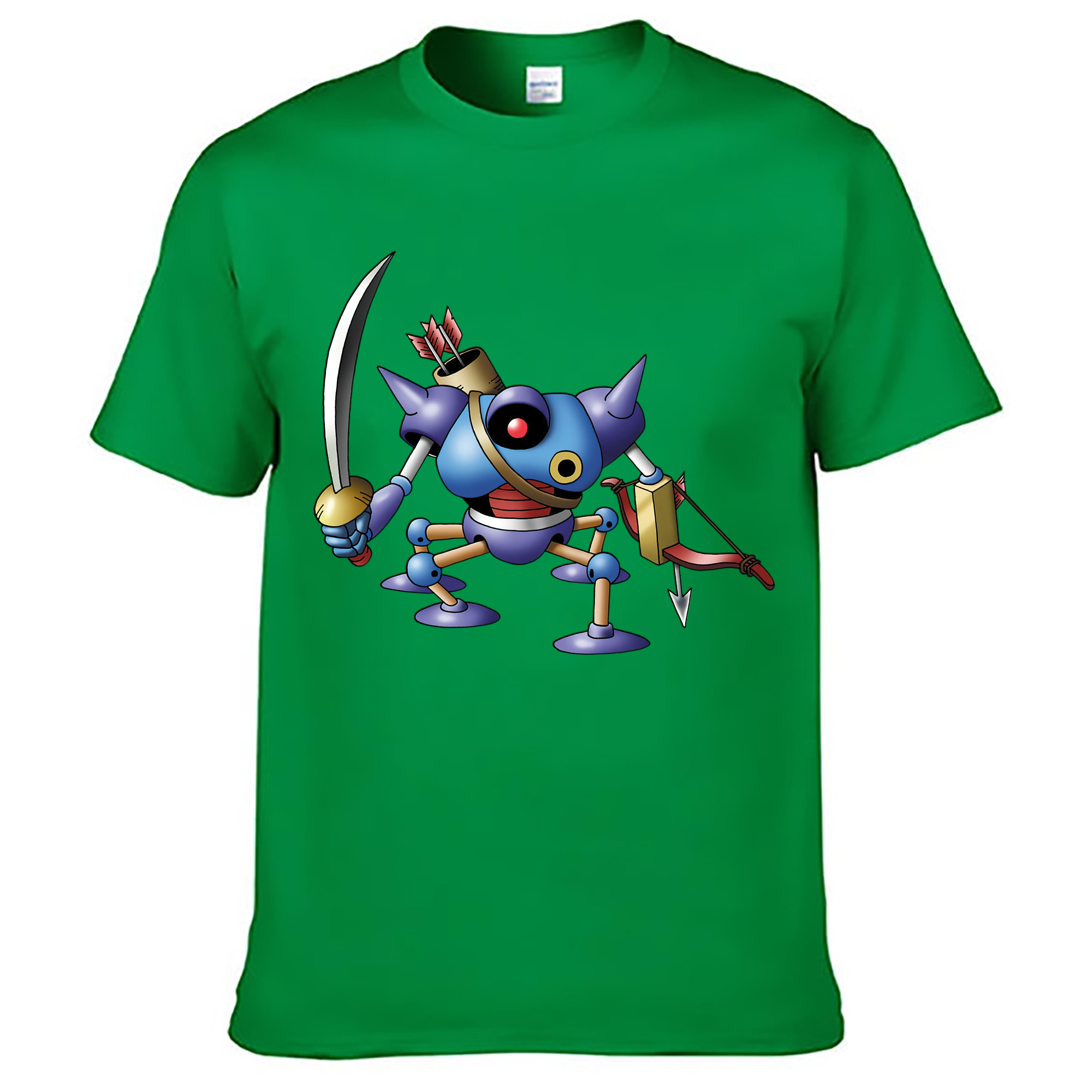 （画像用） ドラゴンクエスト Doragon Kuesuto Dragon Quest レディースカジュアルプリントTシャツ（綿100％）