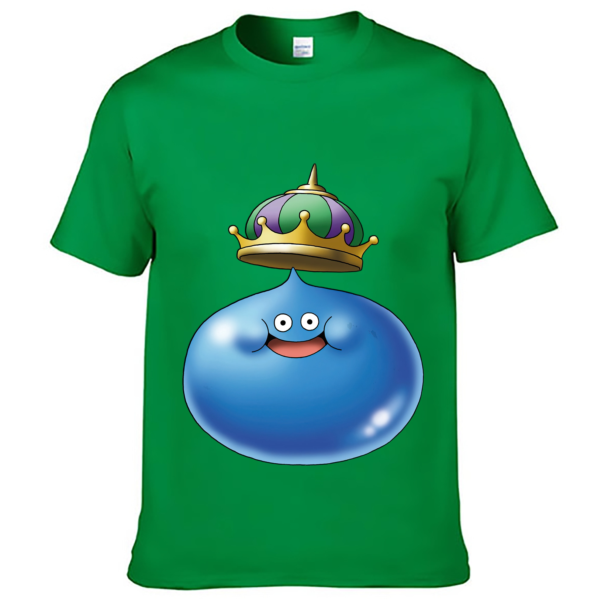 （画像用） ドラゴンクエスト Doragon Kuesuto Dragon Quest レディースカジュアルプリントTシャツ（綿100％）
