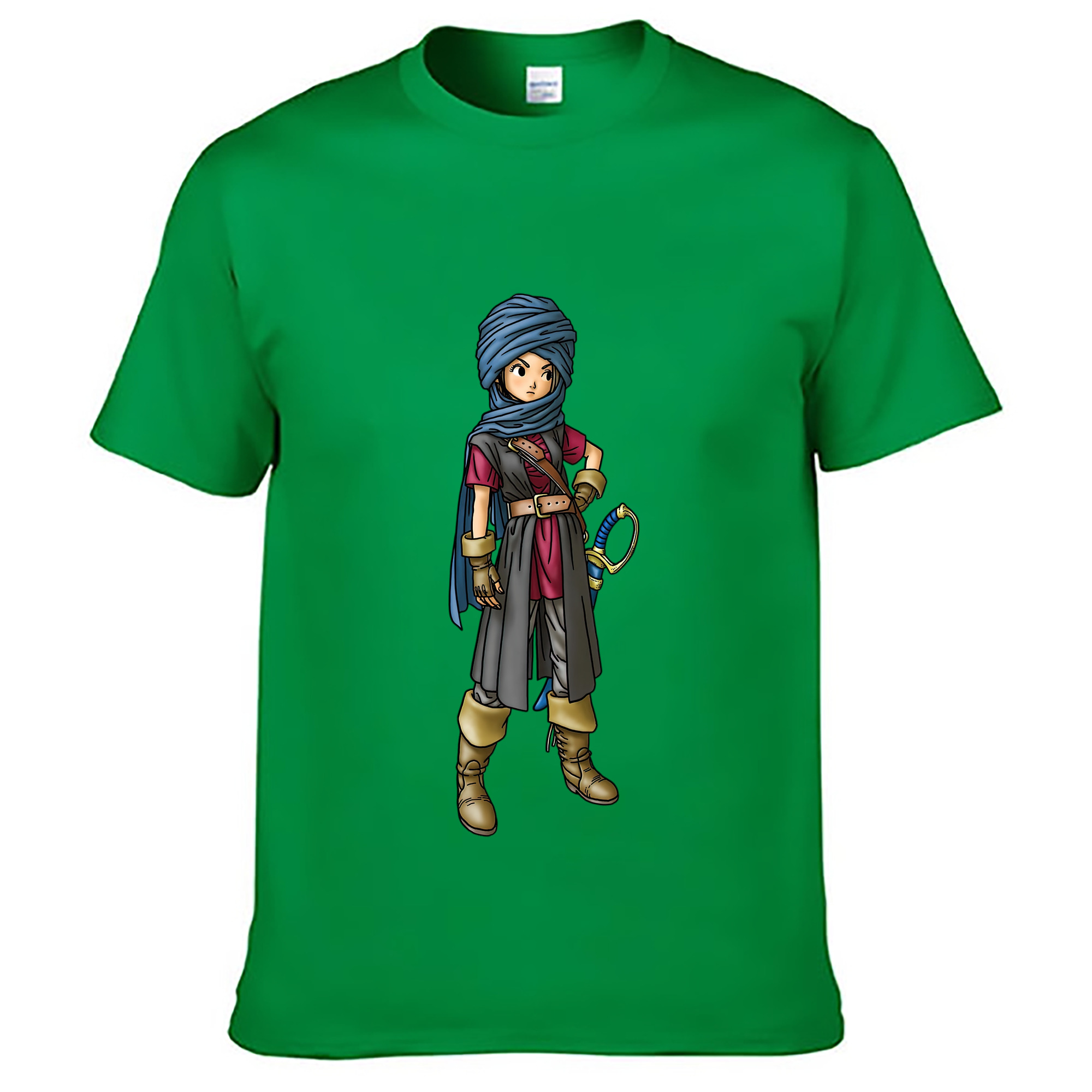 （画像用） ドラゴンクエスト Doragon Kuesuto Dragon Quest レディースカジュアルプリントTシャツ（綿100％）