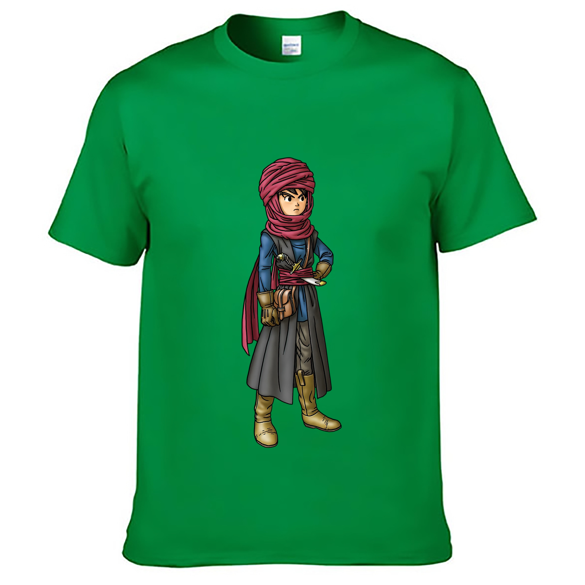 （画像用） ドラゴンクエスト Doragon Kuesuto Dragon Quest レディースカジュアルプリントTシャツ（綿100％）