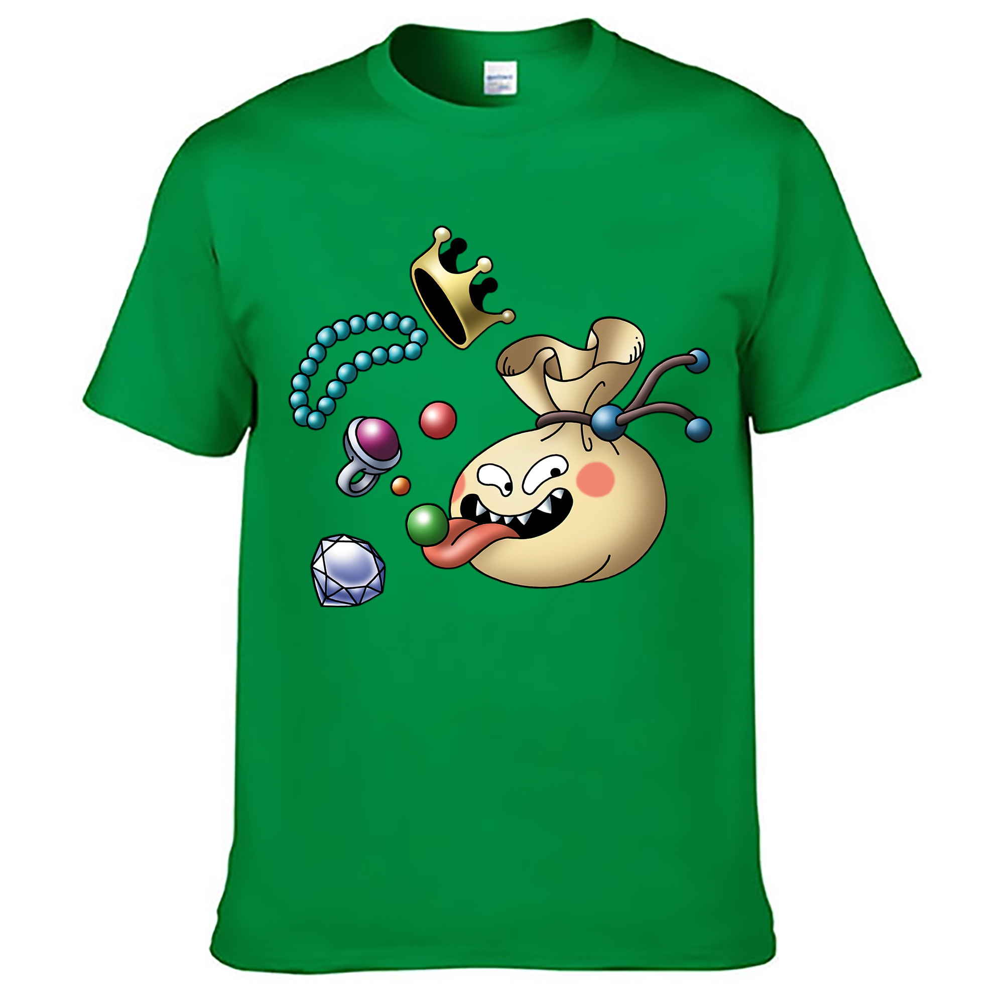 （画像用） ドラゴンクエスト Doragon Kuesuto Dragon Quest レディースカジュアルプリントTシャツ（綿100％）
