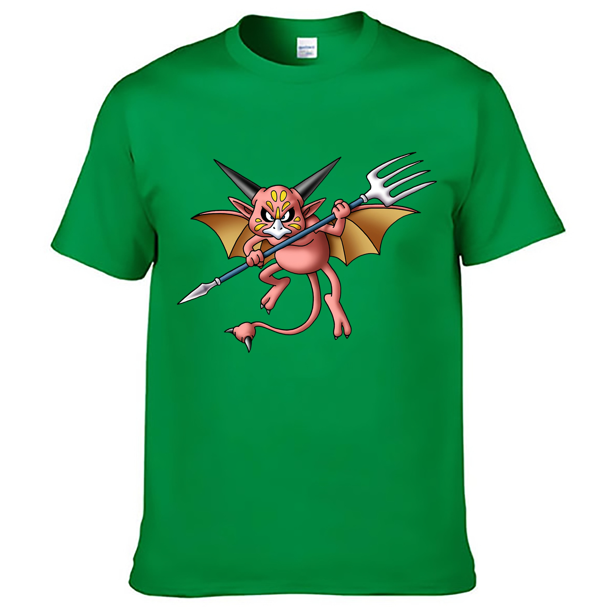 （画像用） ドラゴンクエスト Doragon Kuesuto Dragon Quest レディースカジュアルプリントTシャツ（綿100％）