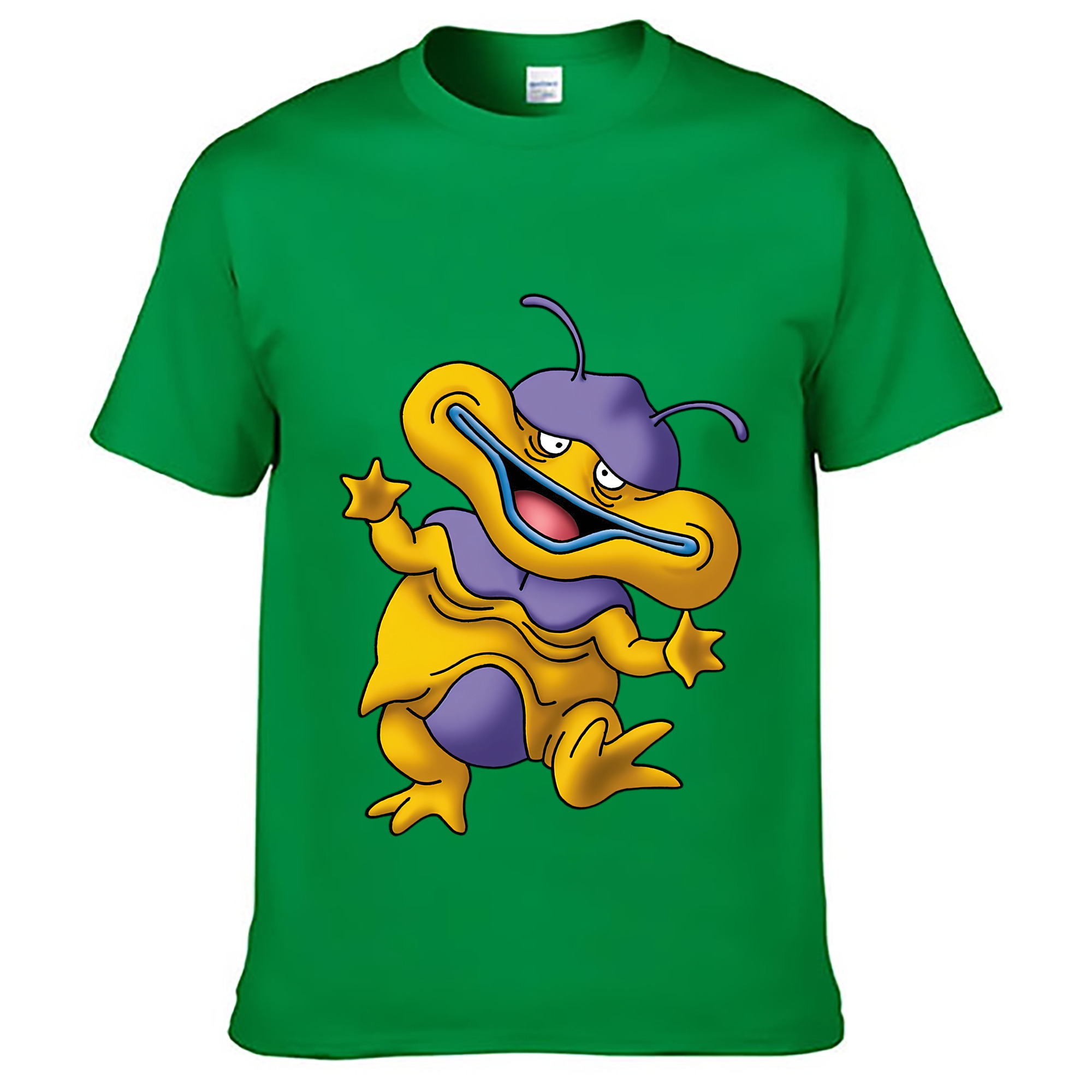 （画像用） ドラゴンクエスト Doragon Kuesuto Dragon Quest レディースカジュアルプリントTシャツ（綿100％）