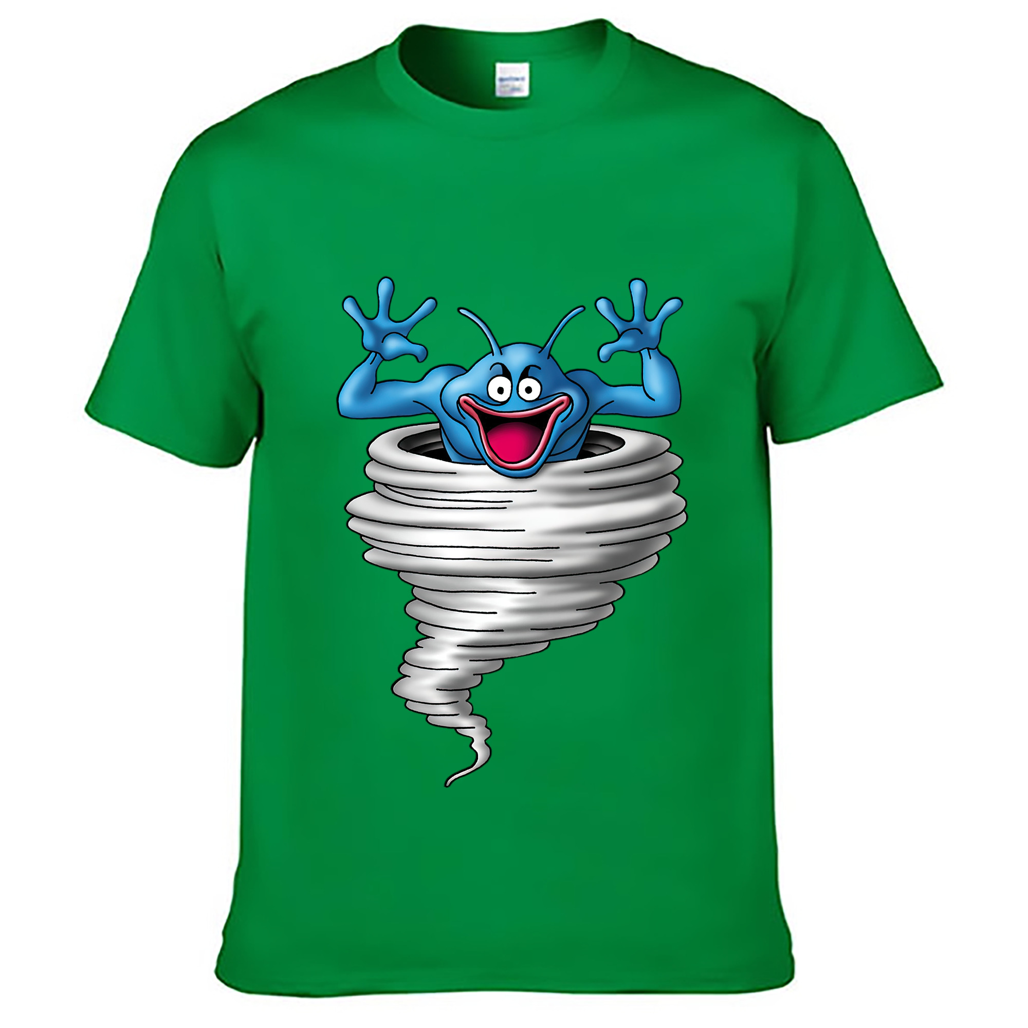 （画像用） ドラゴンクエスト Doragon Kuesuto Dragon Quest レディースカジュアルプリントTシャツ（綿100％）