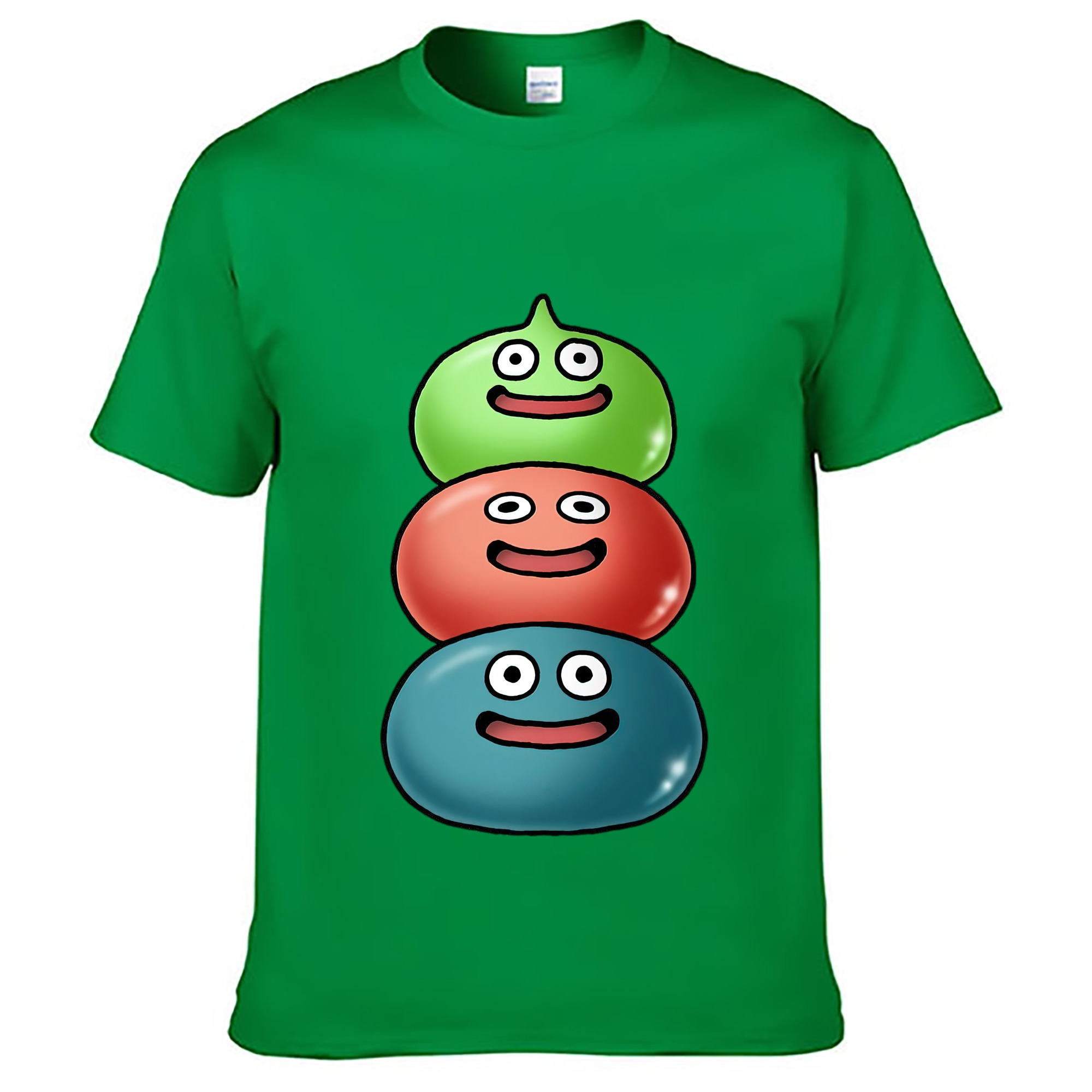 （画像用） ドラゴンクエスト Doragon Kuesuto Dragon Quest レディースカジュアルプリントTシャツ（綿100％）