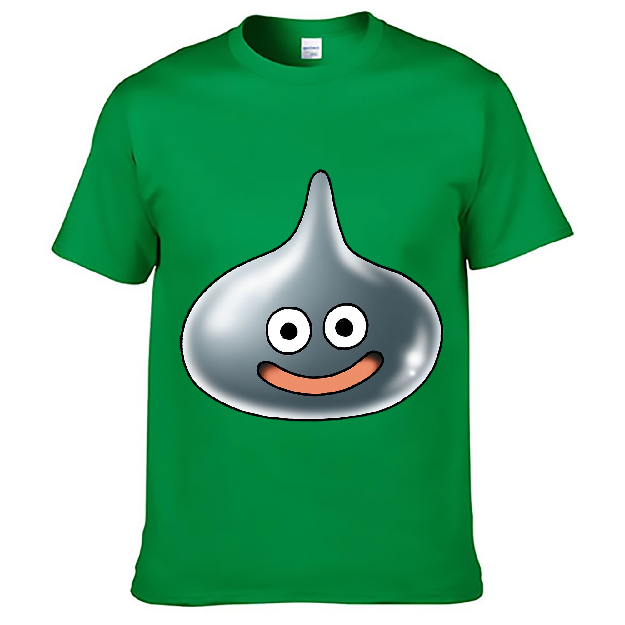 （画像用） ドラゴンクエスト Doragon Kuesuto Dragon Quest レディースカジュアルプリントTシャツ（綿100％）