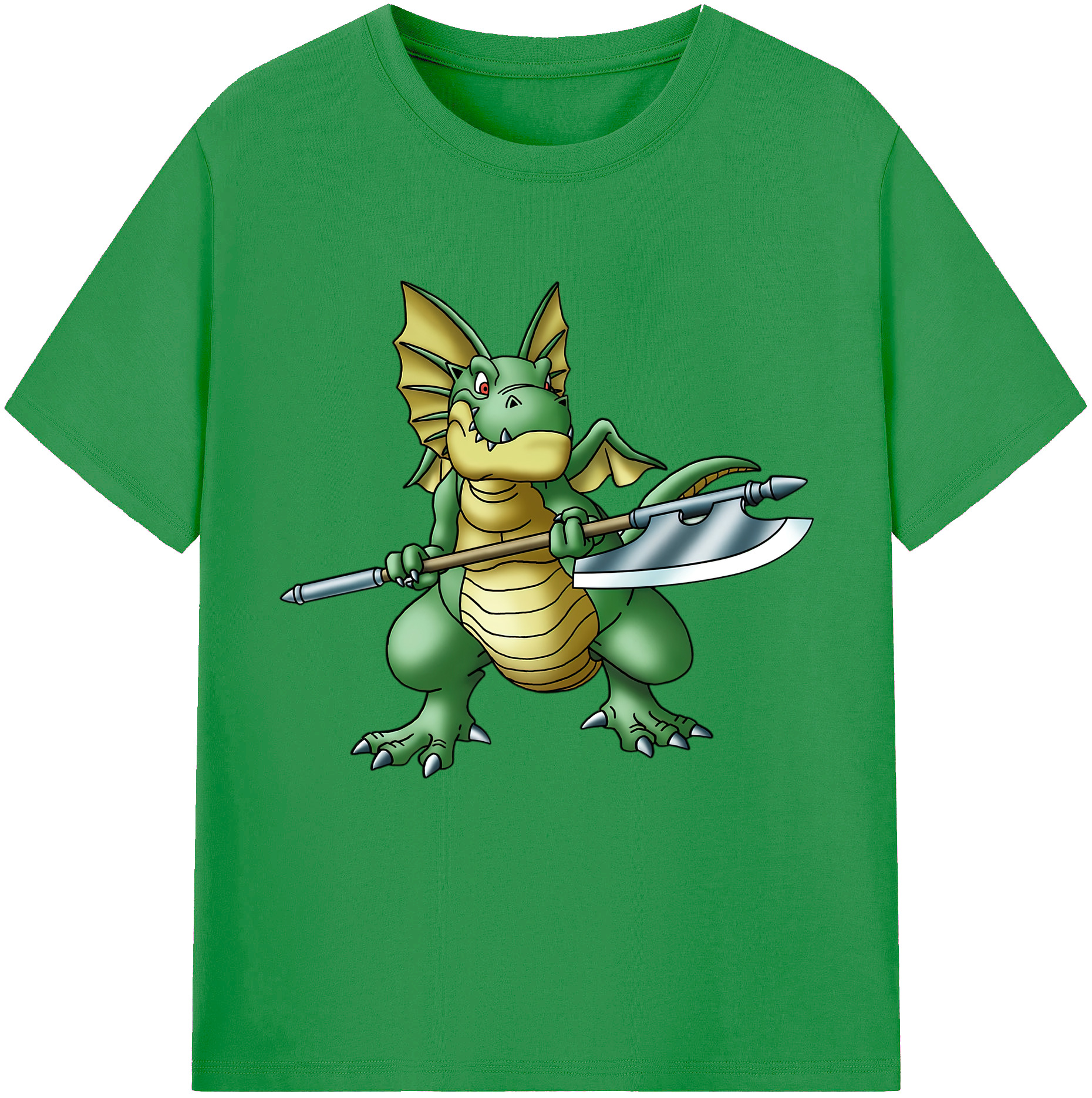 （画像用） ドラゴンクエスト Doragon Kuesuto Dragon Quest レディースカジュアルプリントTシャツ（綿100％）