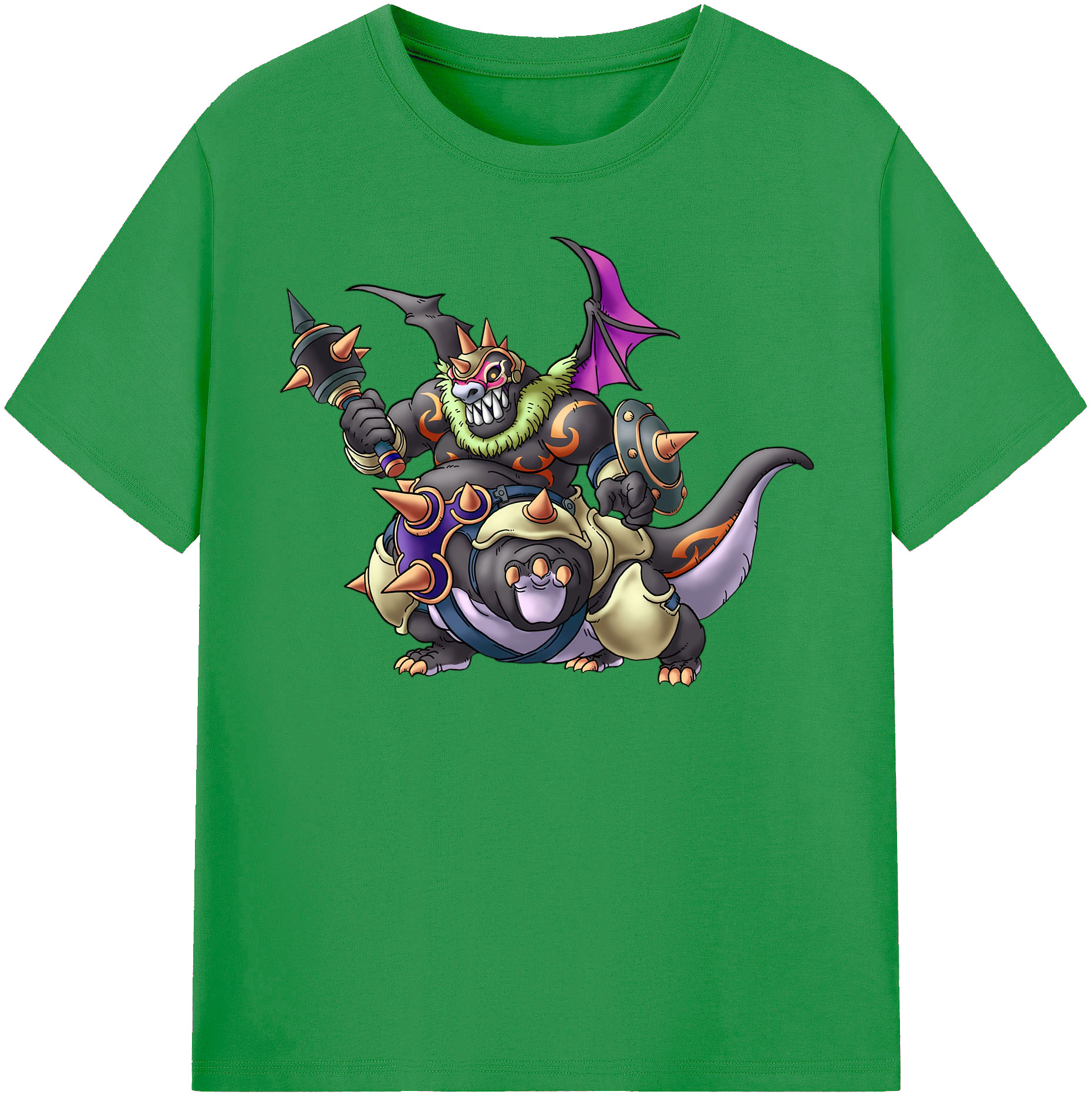 （画像用） ドラゴンクエスト Doragon Kuesuto Dragon Quest レディースカジュアルプリントTシャツ（綿100％）