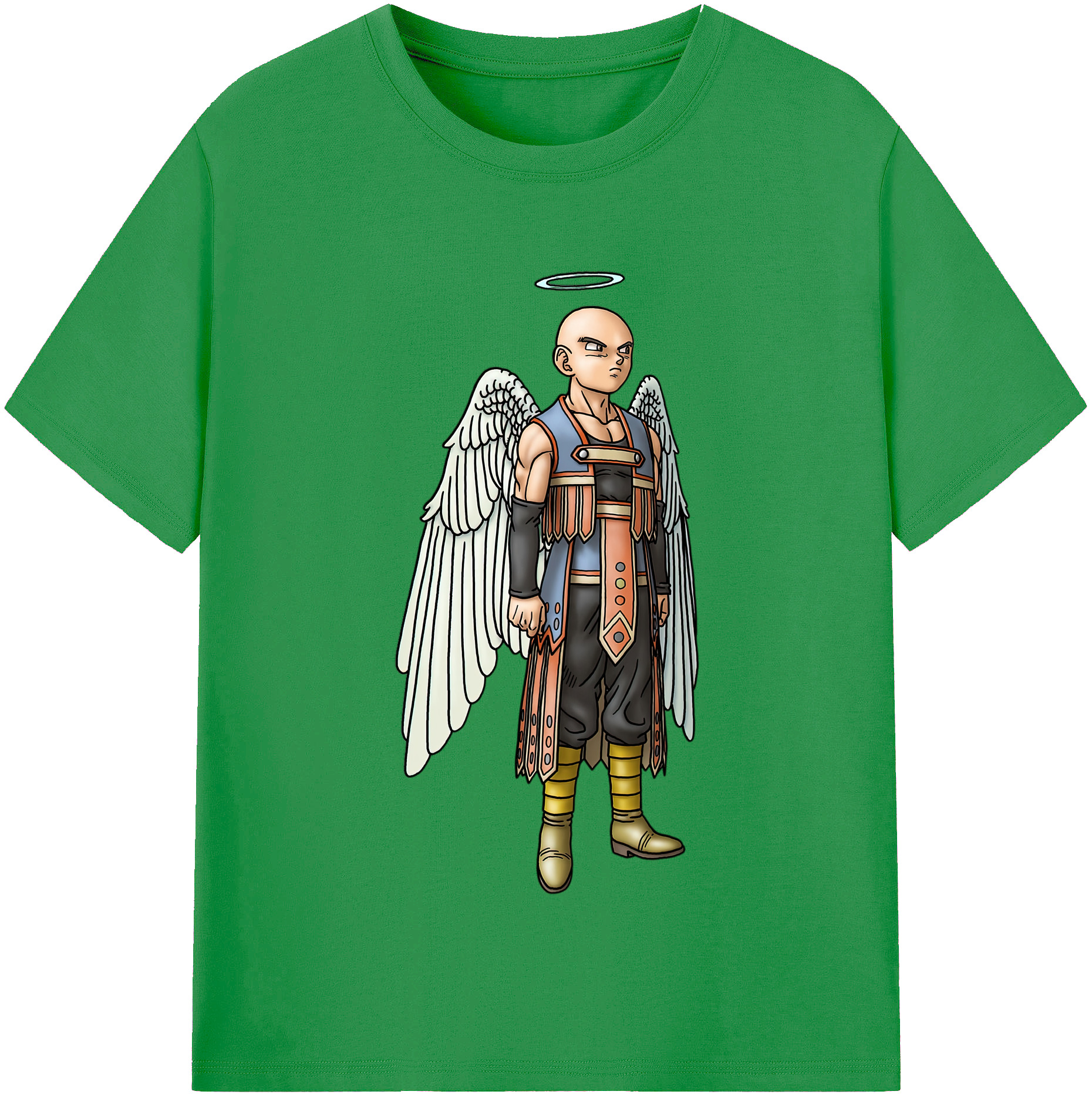 （画像用） ドラゴンクエスト Doragon Kuesuto Dragon Quest レディースカジュアルプリントTシャツ（綿100％）