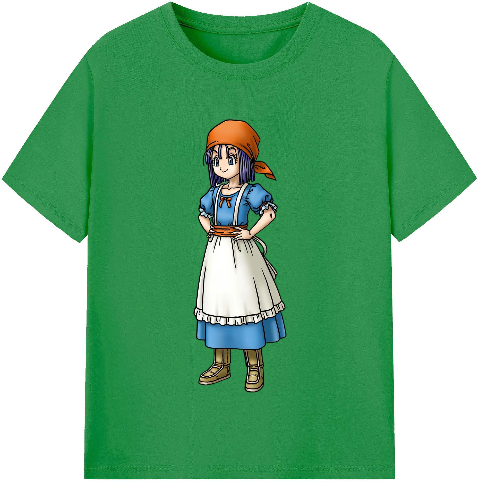 （画像用） ドラゴンクエスト Doragon Kuesuto Dragon Quest レディースカジュアルプリントTシャツ（綿100％）