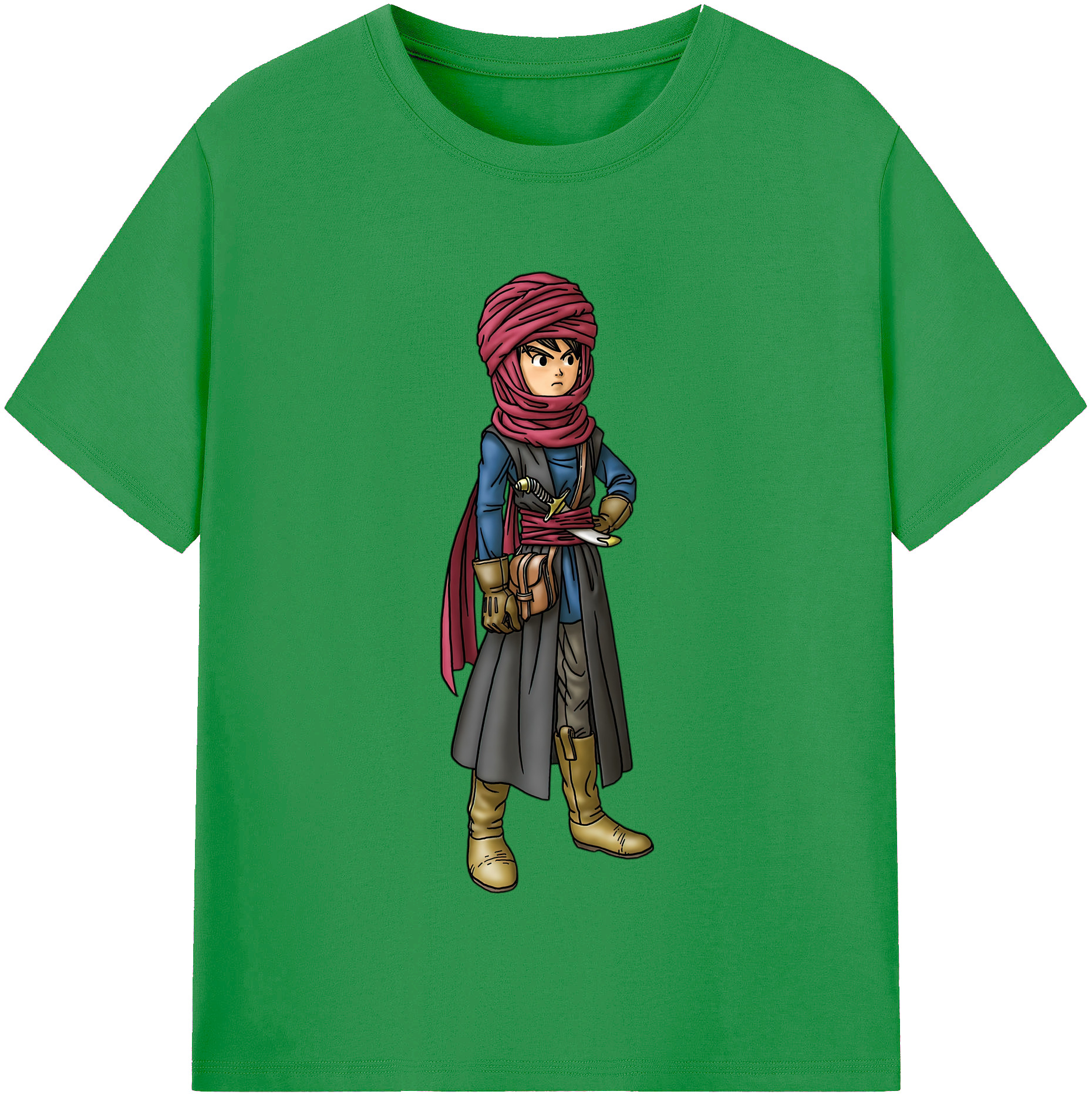 （画像用） ドラゴンクエスト Doragon Kuesuto Dragon Quest レディースカジュアルプリントTシャツ（綿100％）