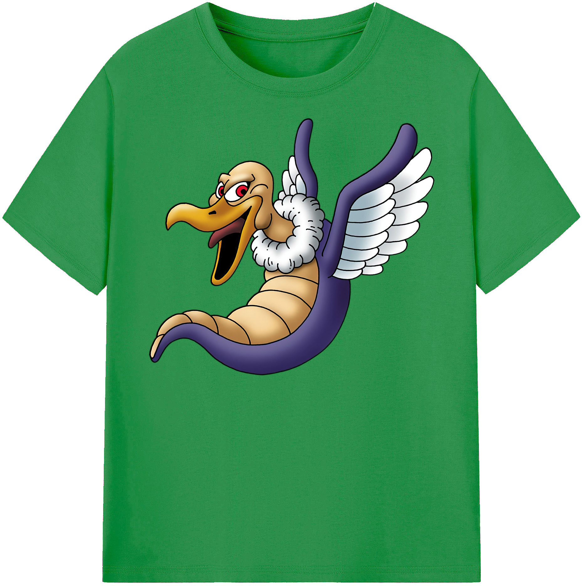 （画像用） ドラゴンクエスト Doragon Kuesuto Dragon Quest レディースカジュアルプリントTシャツ（綿100％）