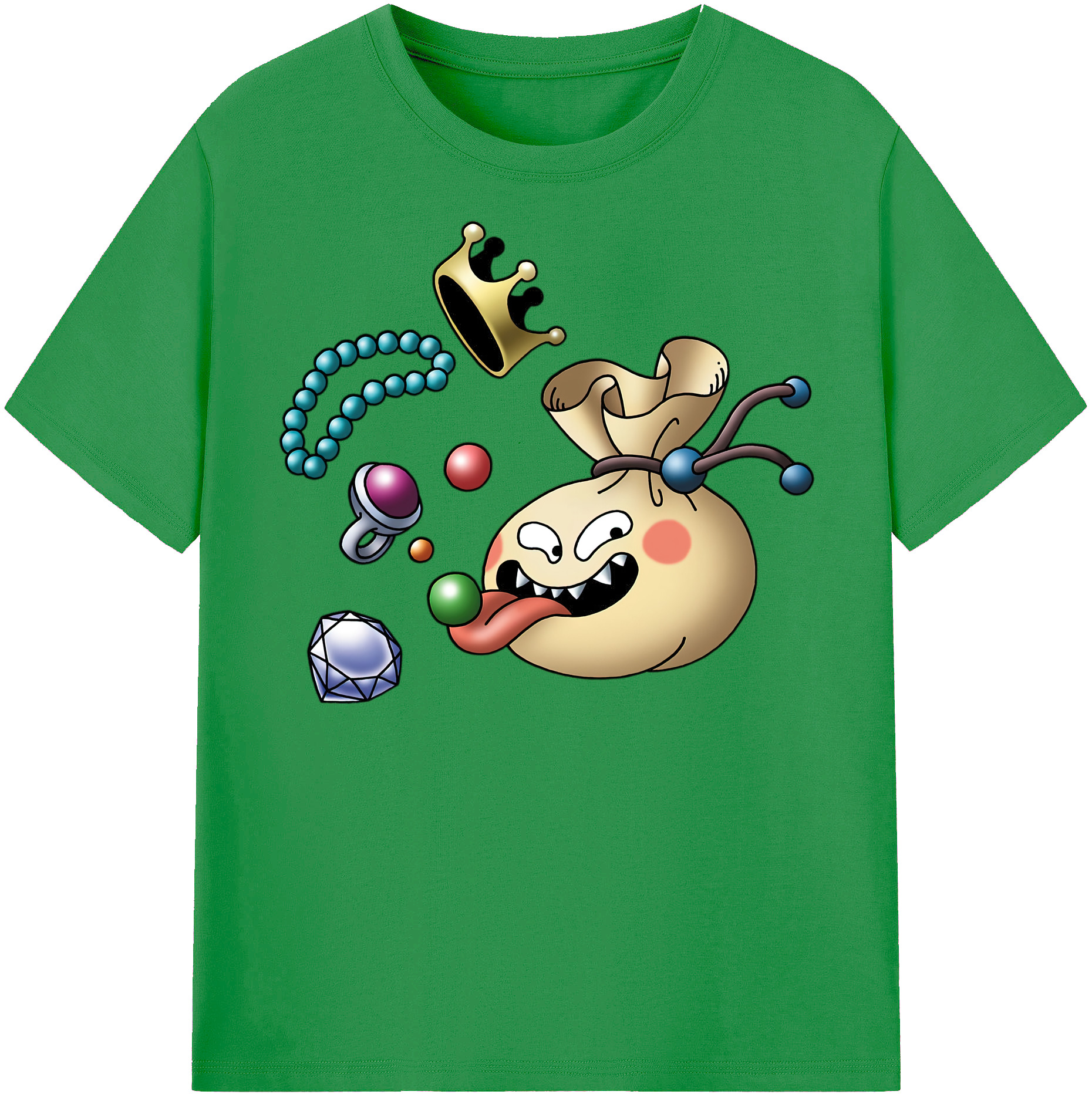 （画像用） ドラゴンクエスト Doragon Kuesuto Dragon Quest レディースカジュアルプリントTシャツ（綿100％）