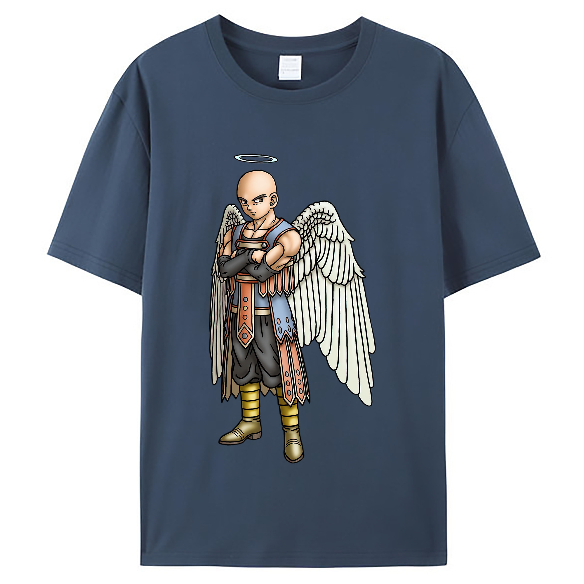 （画像用） ドラゴンクエスト Doragon Kuesuto Dragon Quest レディースカジュアルプリントTシャツ（綿100％）