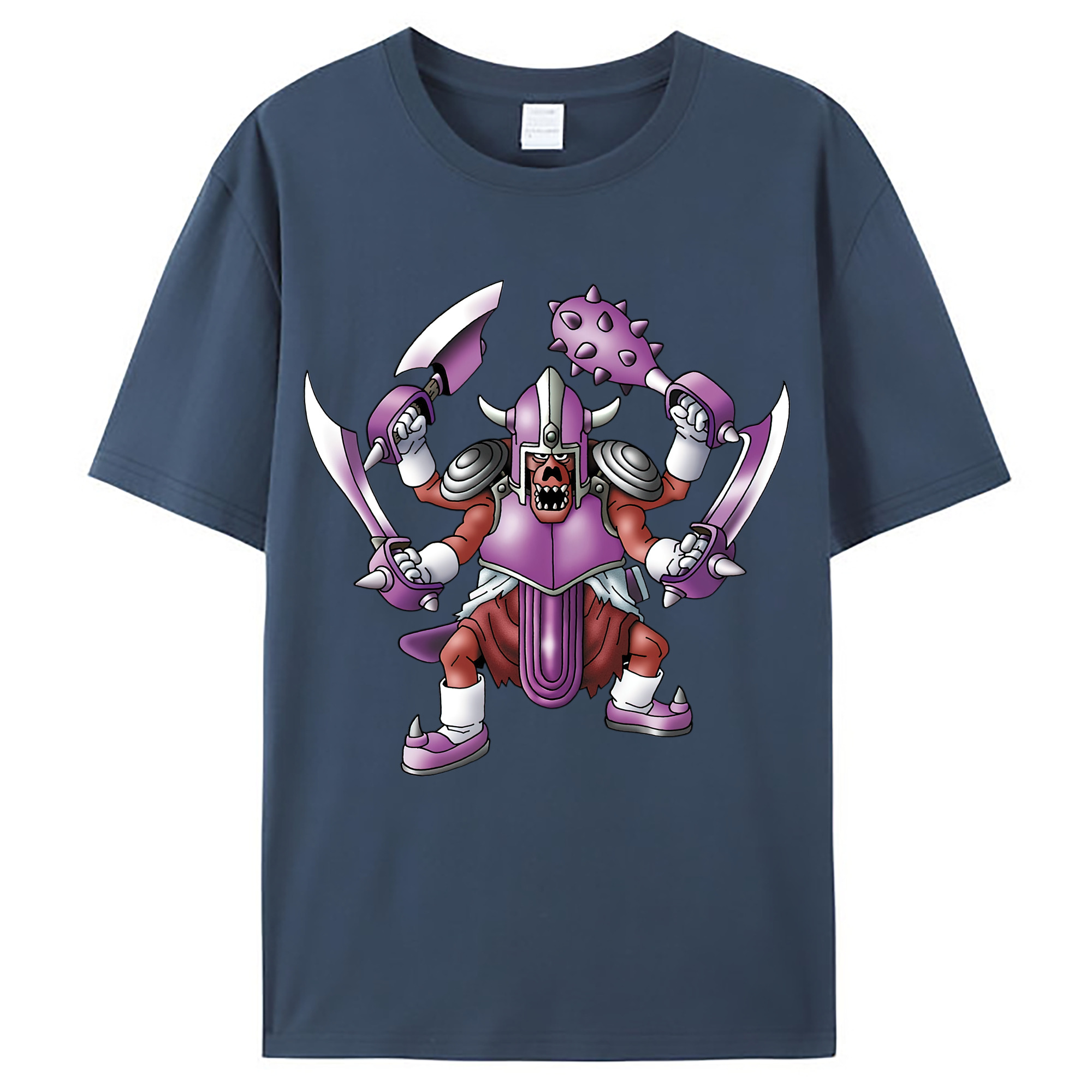 （画像用） ドラゴンクエスト Doragon Kuesuto Dragon Quest レディースカジュアルプリントTシャツ（綿100％）