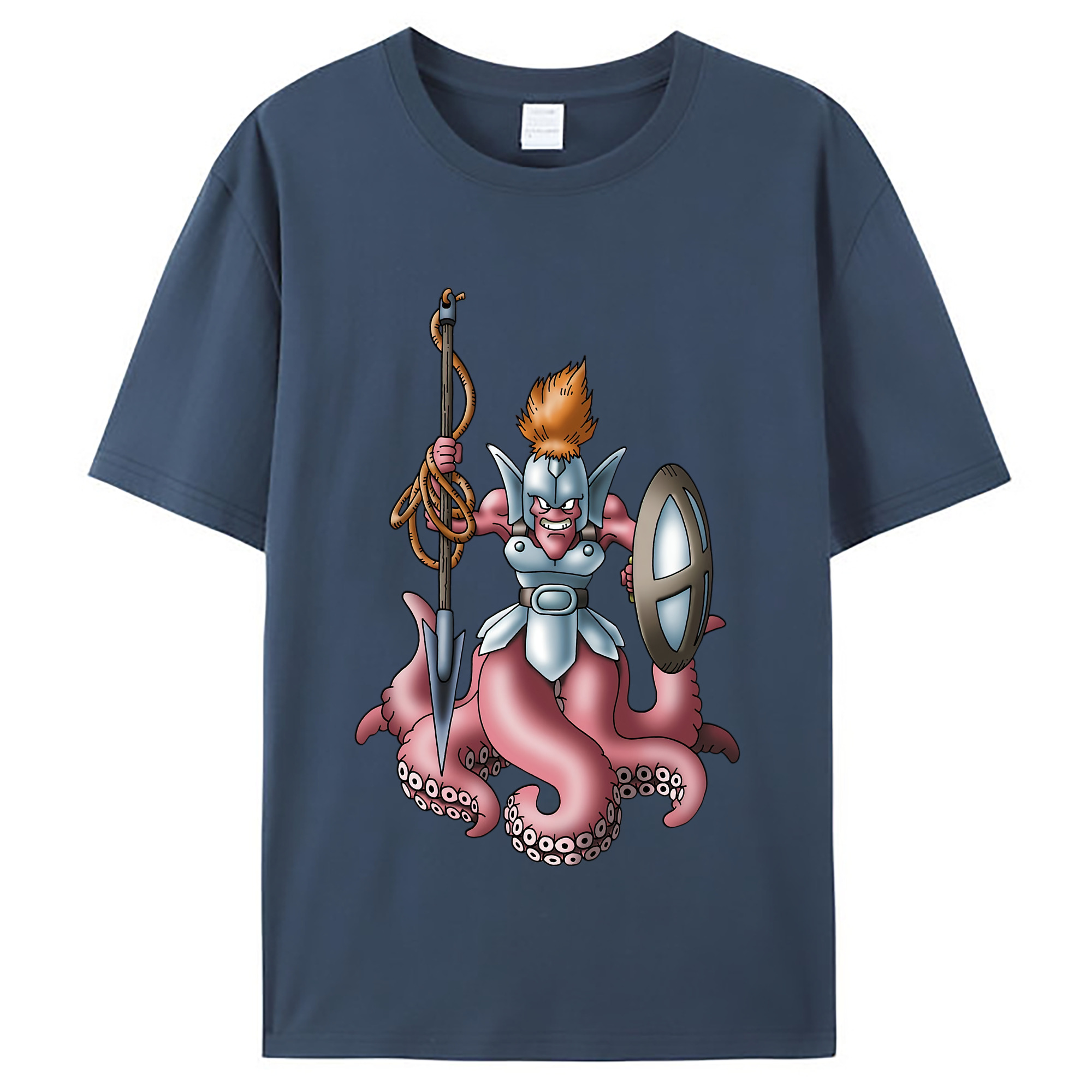 （画像用） ドラゴンクエスト Doragon Kuesuto Dragon Quest レディースカジュアルプリントTシャツ（綿100％）