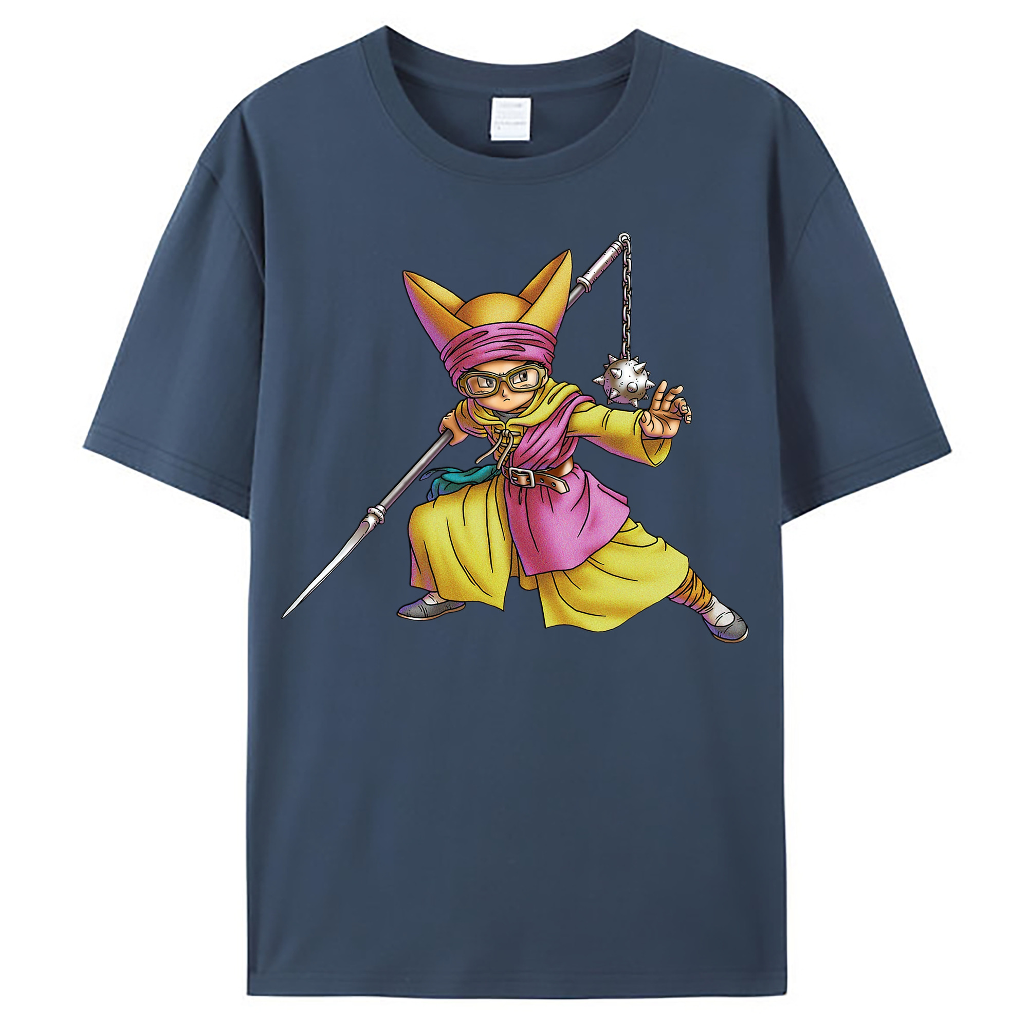 （画像用） ドラゴンクエスト Doragon Kuesuto Dragon Quest レディースカジュアルプリントTシャツ（綿100％）