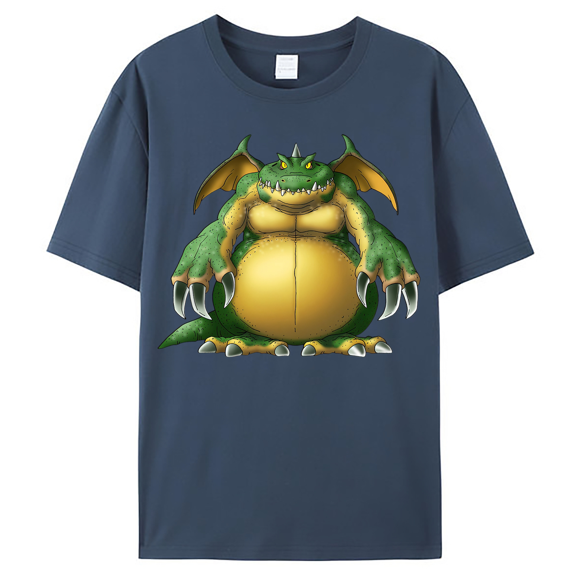 （画像用） ドラゴンクエスト Doragon Kuesuto Dragon Quest レディースカジュアルプリントTシャツ（綿100％）