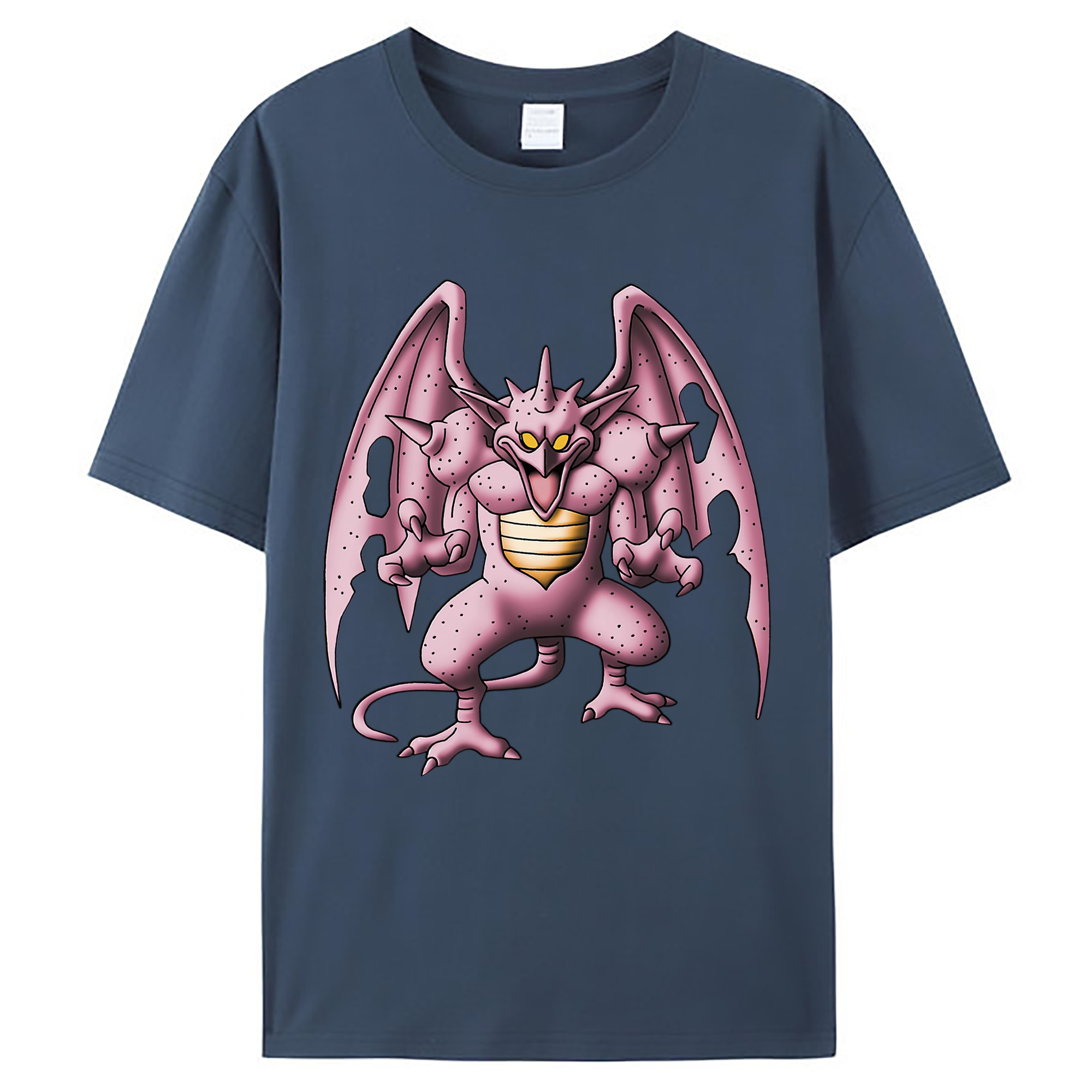 （画像用） ドラゴンクエスト Doragon Kuesuto Dragon Quest レディースカジュアルプリントTシャツ（綿100％）