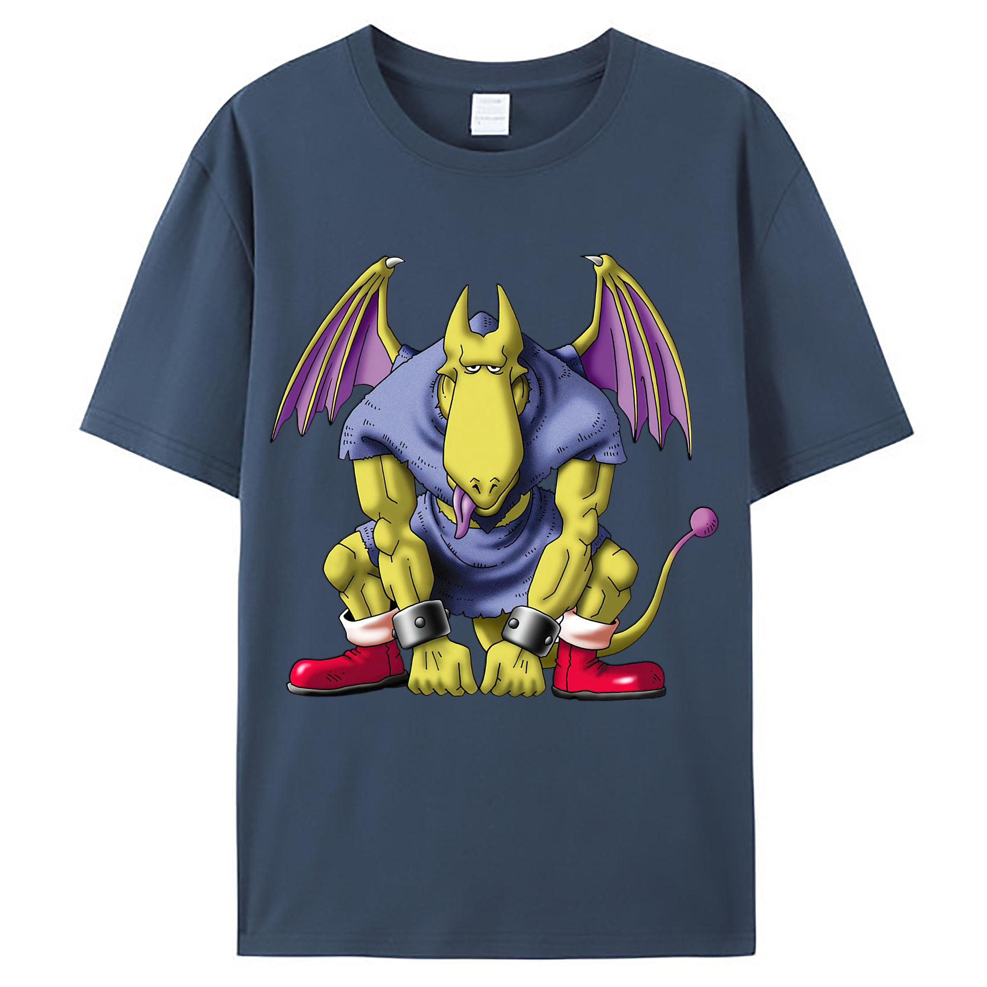 （画像用） ドラゴンクエスト Doragon Kuesuto Dragon Quest レディースカジュアルプリントTシャツ（綿100％）