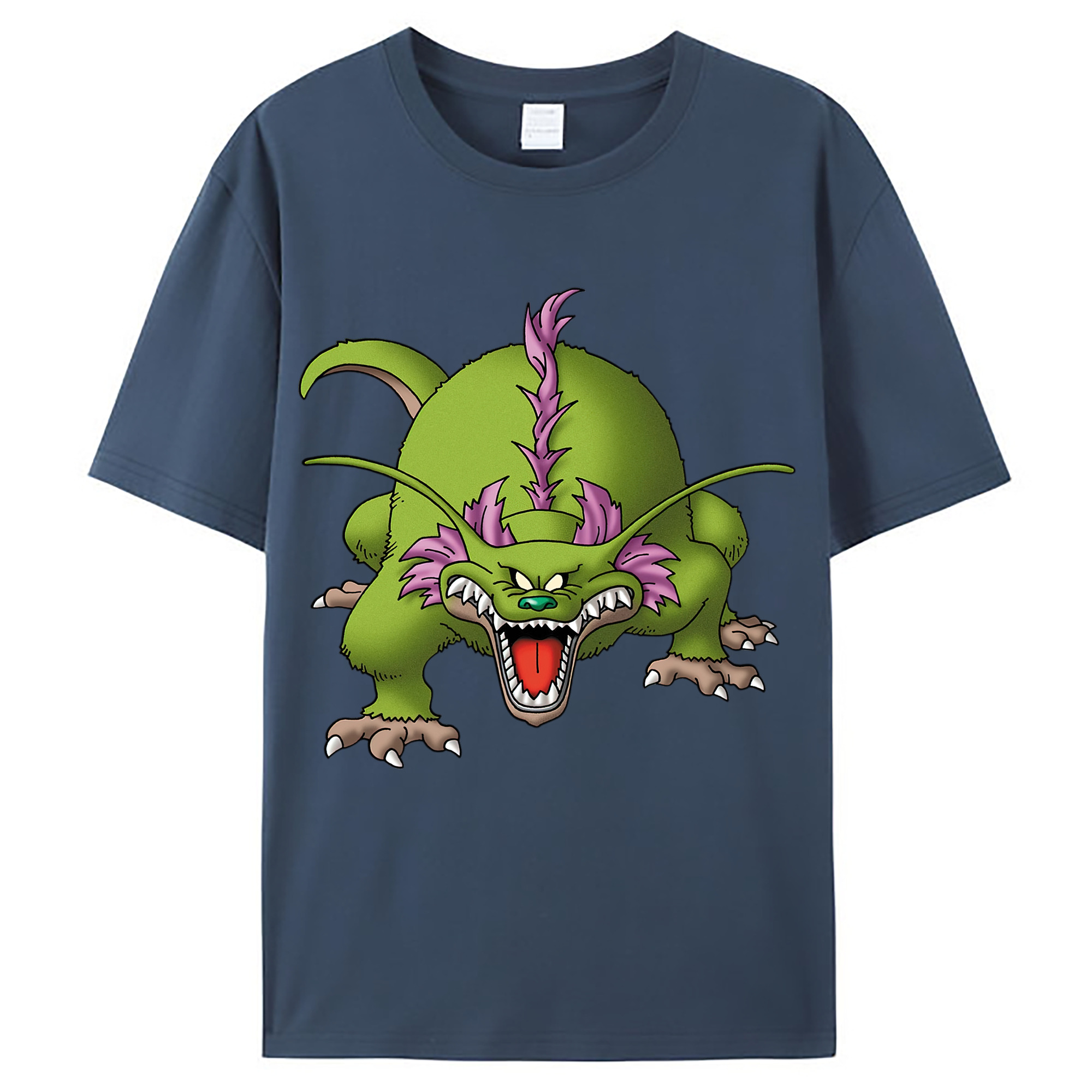 （画像用） ドラゴンクエスト Doragon Kuesuto Dragon Quest レディースカジュアルプリントTシャツ（綿100％）