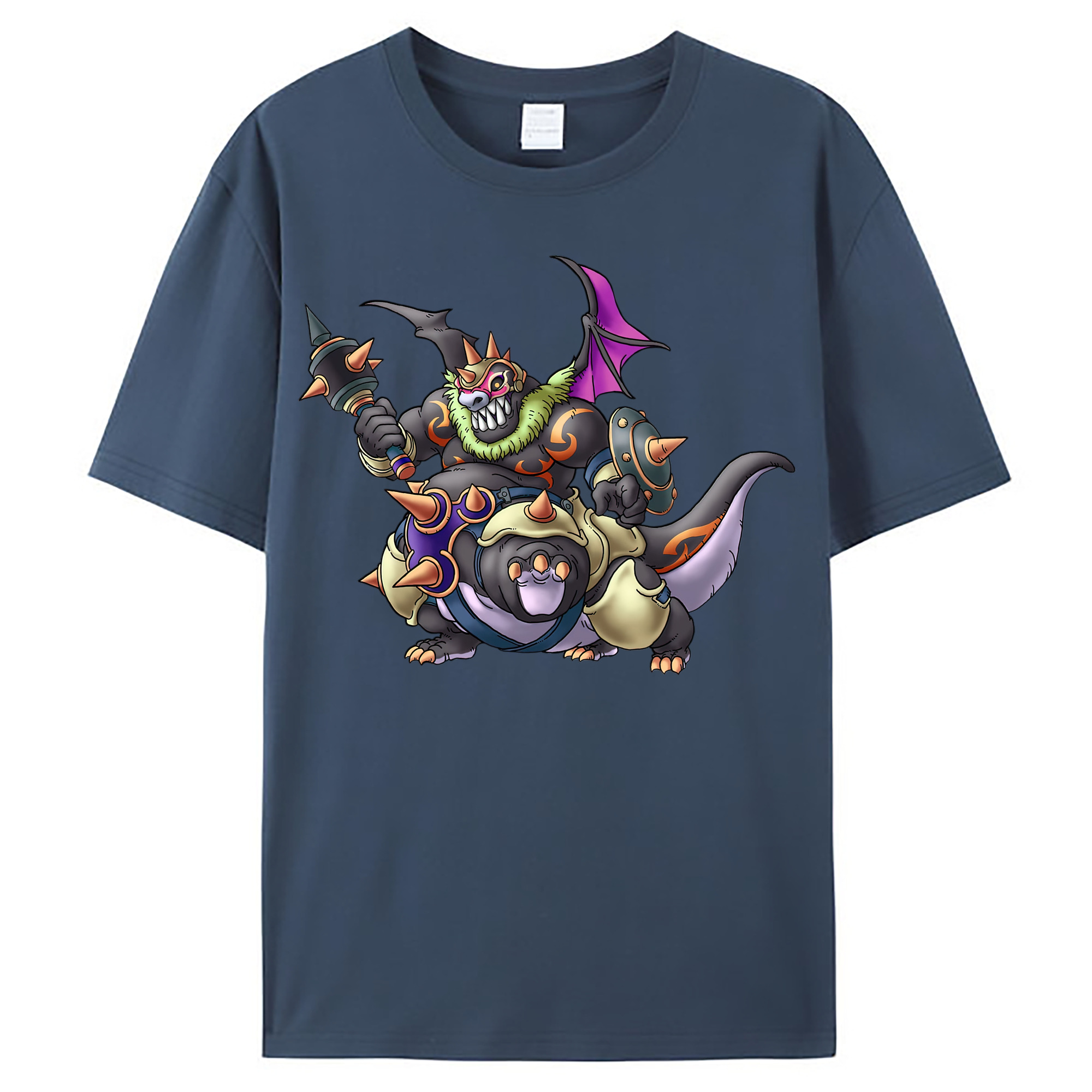 （画像用） ドラゴンクエスト Doragon Kuesuto Dragon Quest レディースカジュアルプリントTシャツ（綿100％）