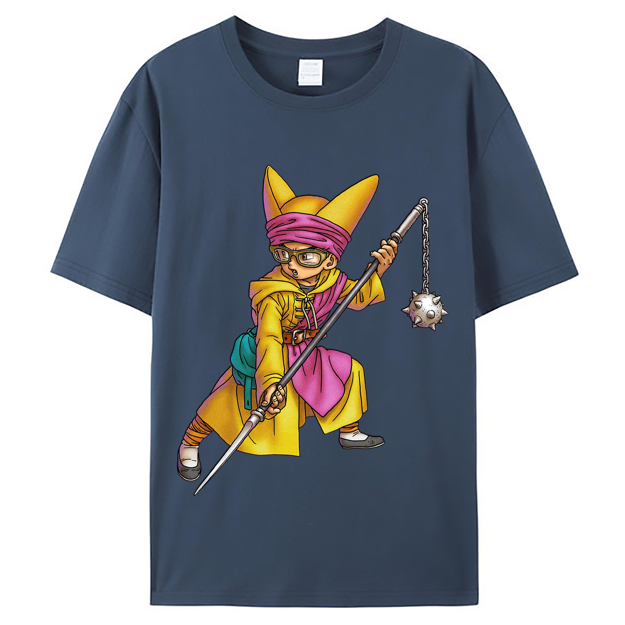 （画像用） ドラゴンクエスト Doragon Kuesuto Dragon Quest レディースカジュアルプリントTシャツ（綿100％）