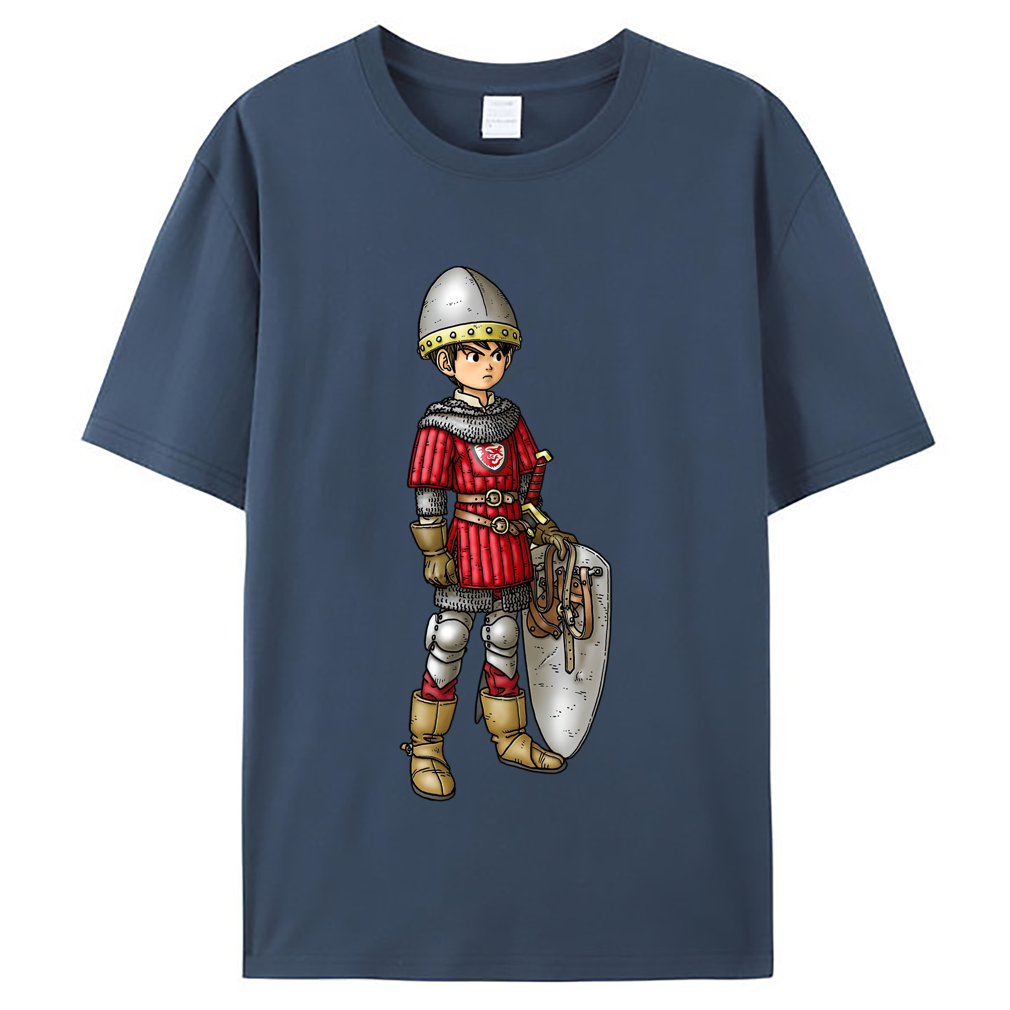 （画像用） ドラゴンクエスト Doragon Kuesuto Dragon Quest レディースカジュアルプリントTシャツ（綿100％）